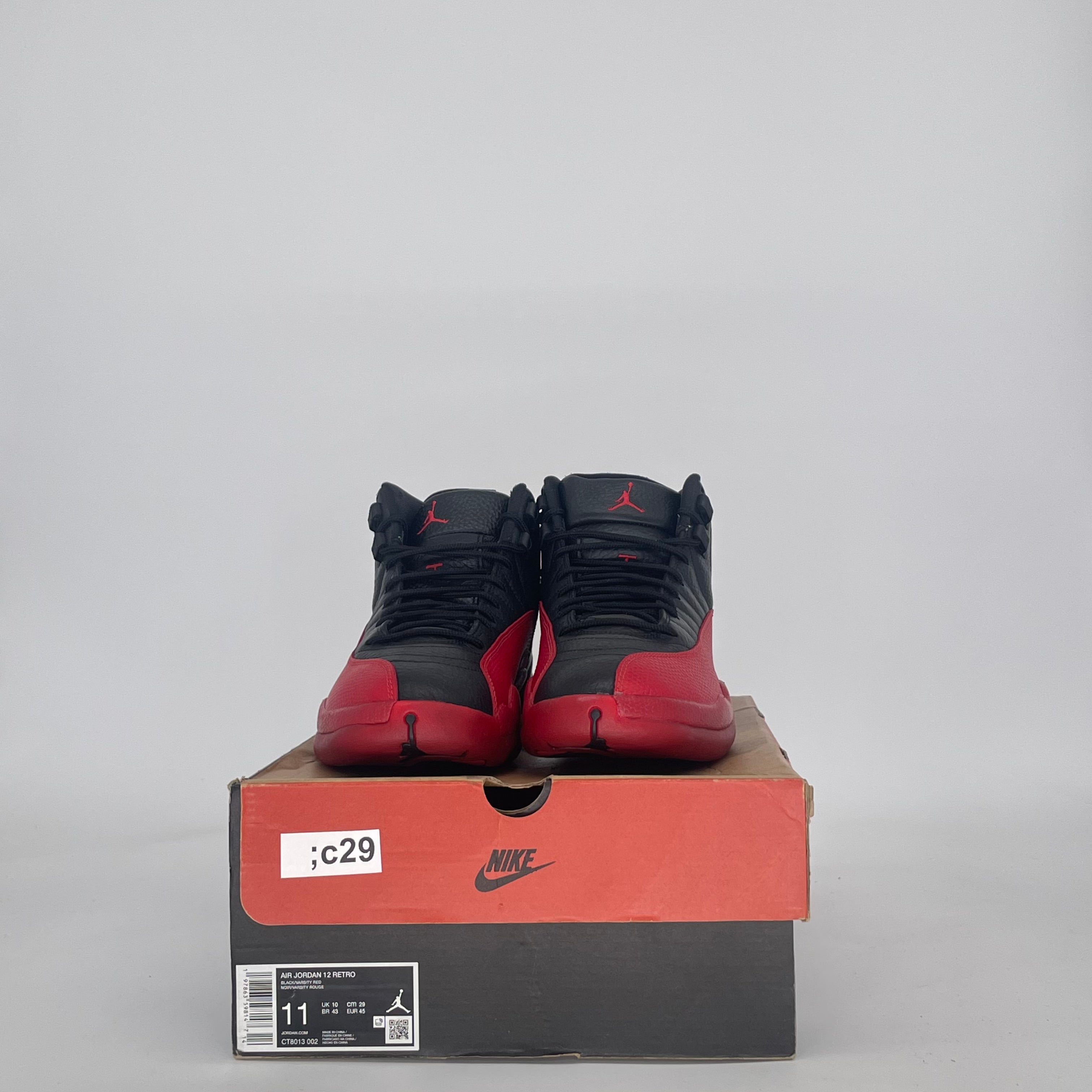 AIR JORDAN 12 FLU GAME CT8013-002 SIZE 11/12.5W