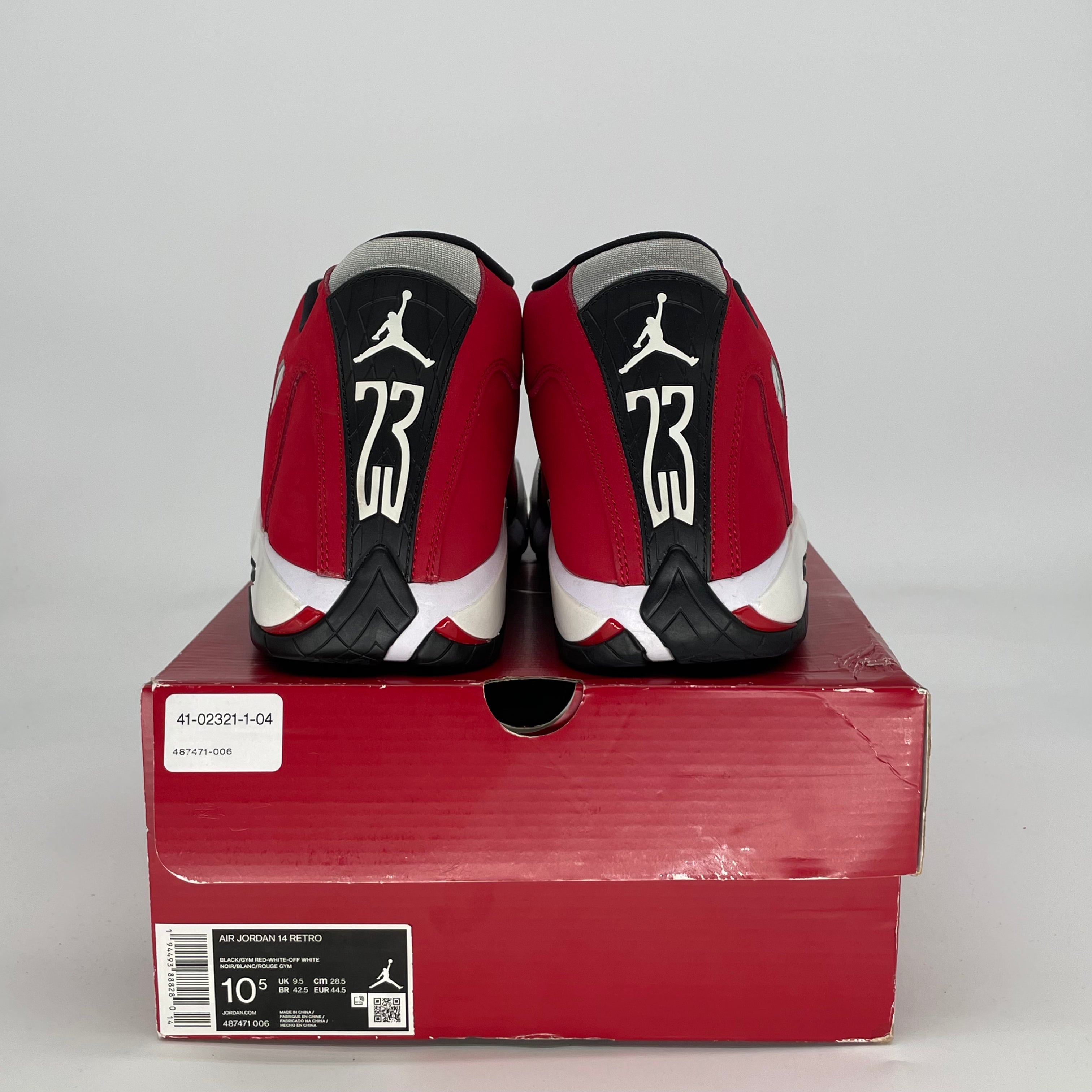 AIR JORDAN 14 GYM RED TORO 487471-006 SIZE 10.5/12W