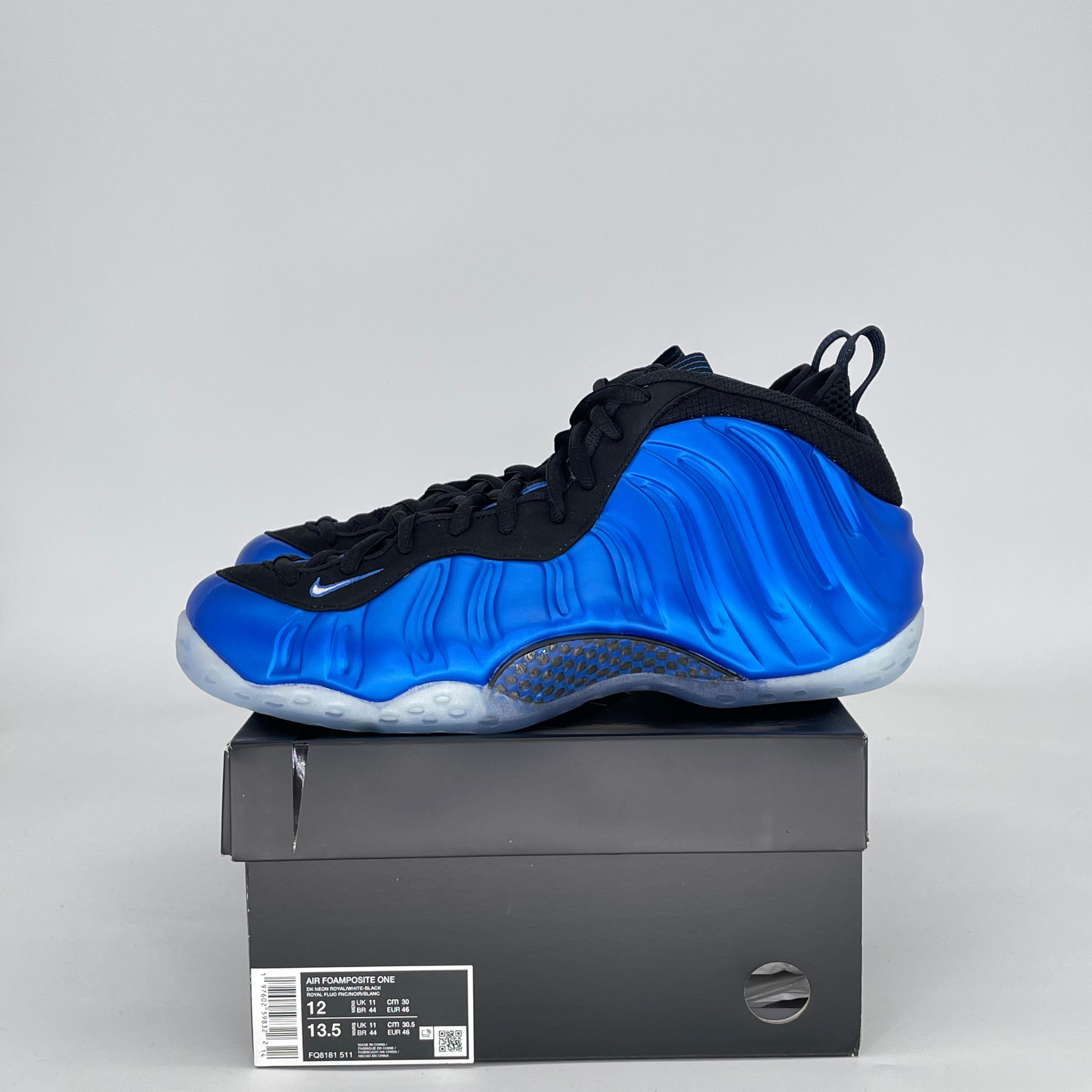NIKE AIR FOAMPOSITE ONE INTERNATIONAL BLUE FQ8181-511 SIZE 12/13.5W