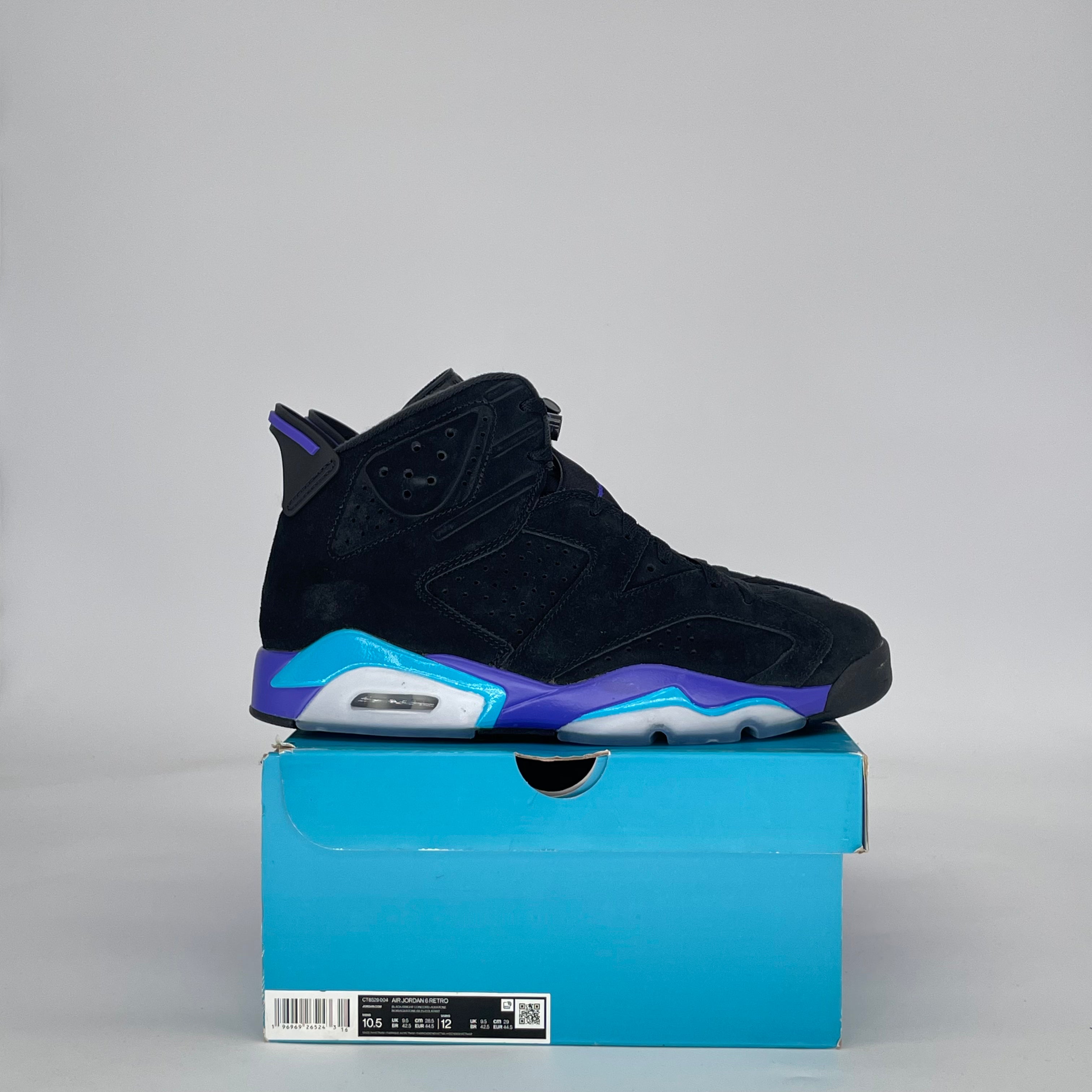 AIR JORDAN 6 AQUA CT8529-004 SIZE 10.5/12W