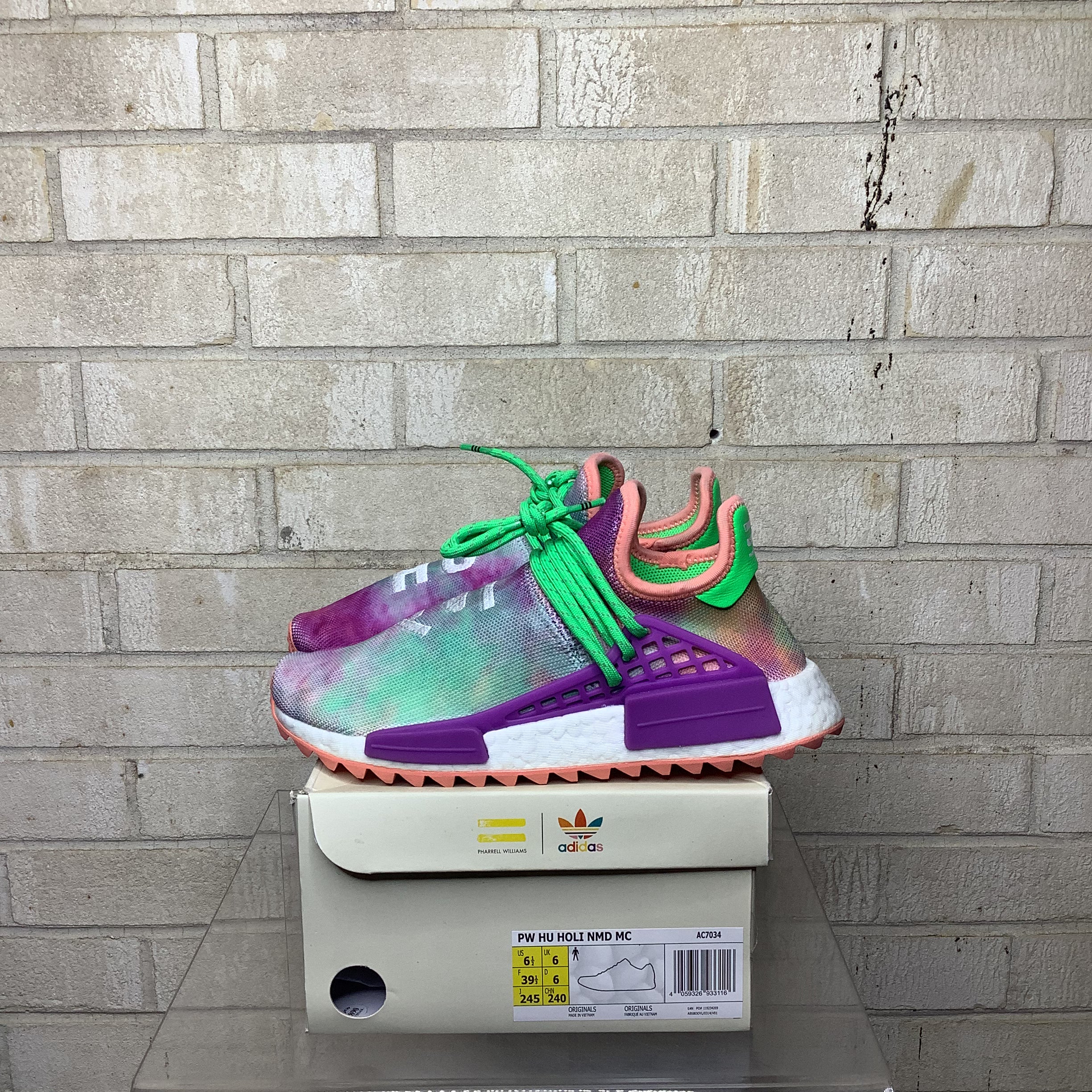 ADIDAS HUMAN RACE NMD  HOLI FESTIVAL SIZE 6.5/8W AC7034