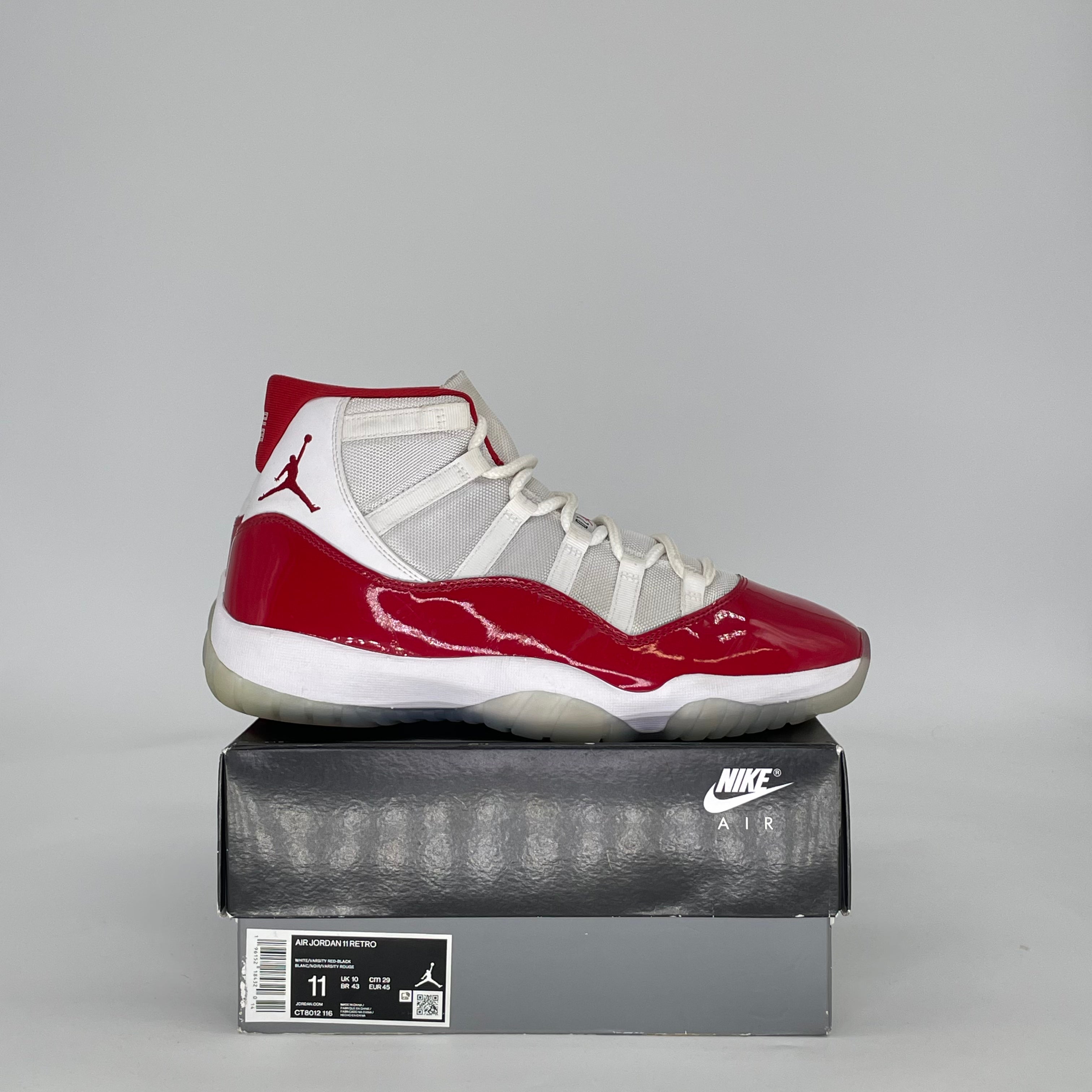 AIR JORDAN 11 CHERRY (2022) CT8012-116 SIZE 11/12.5W