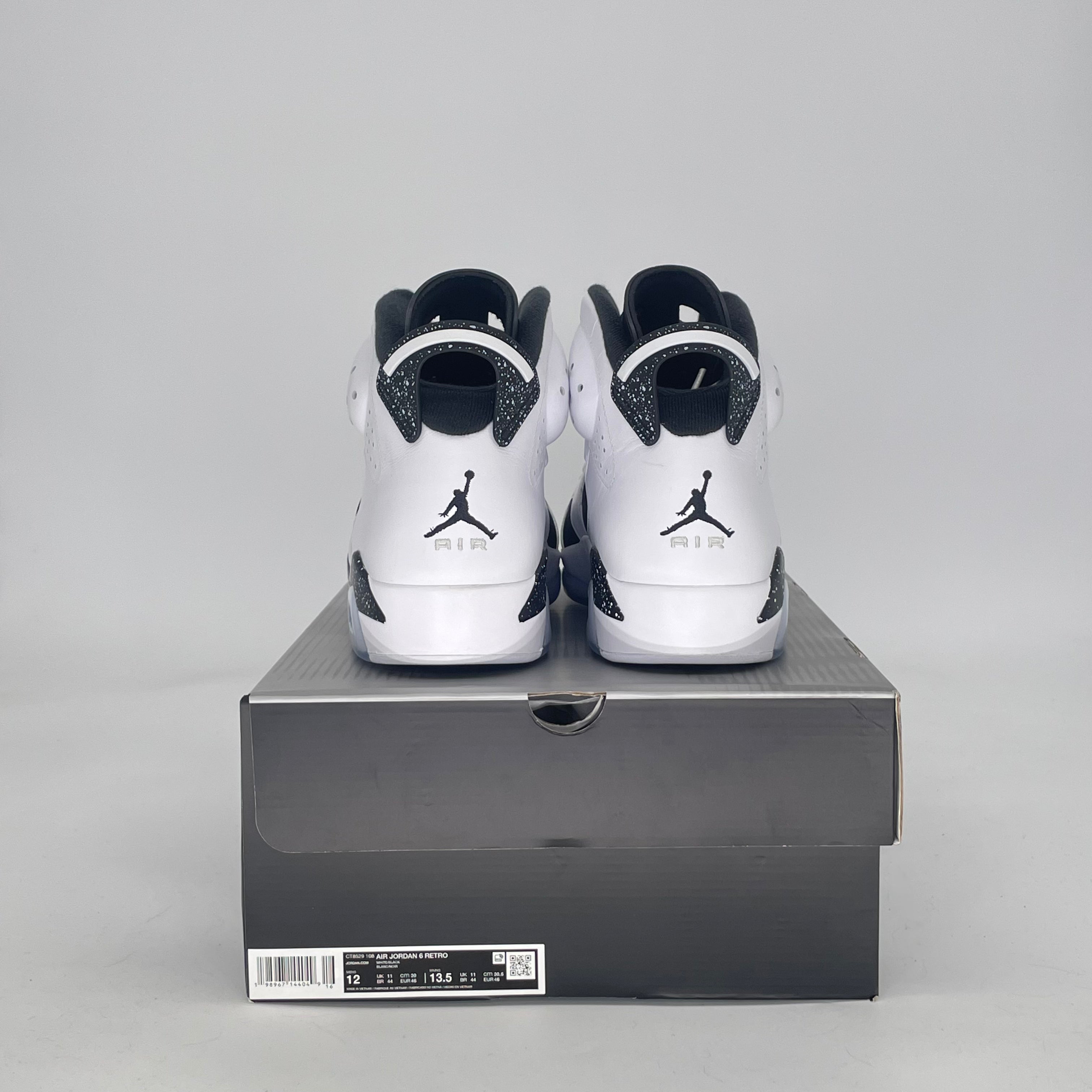 AIR JORDAN 6 OREO CT8529-108 SIZE 12/13.5W