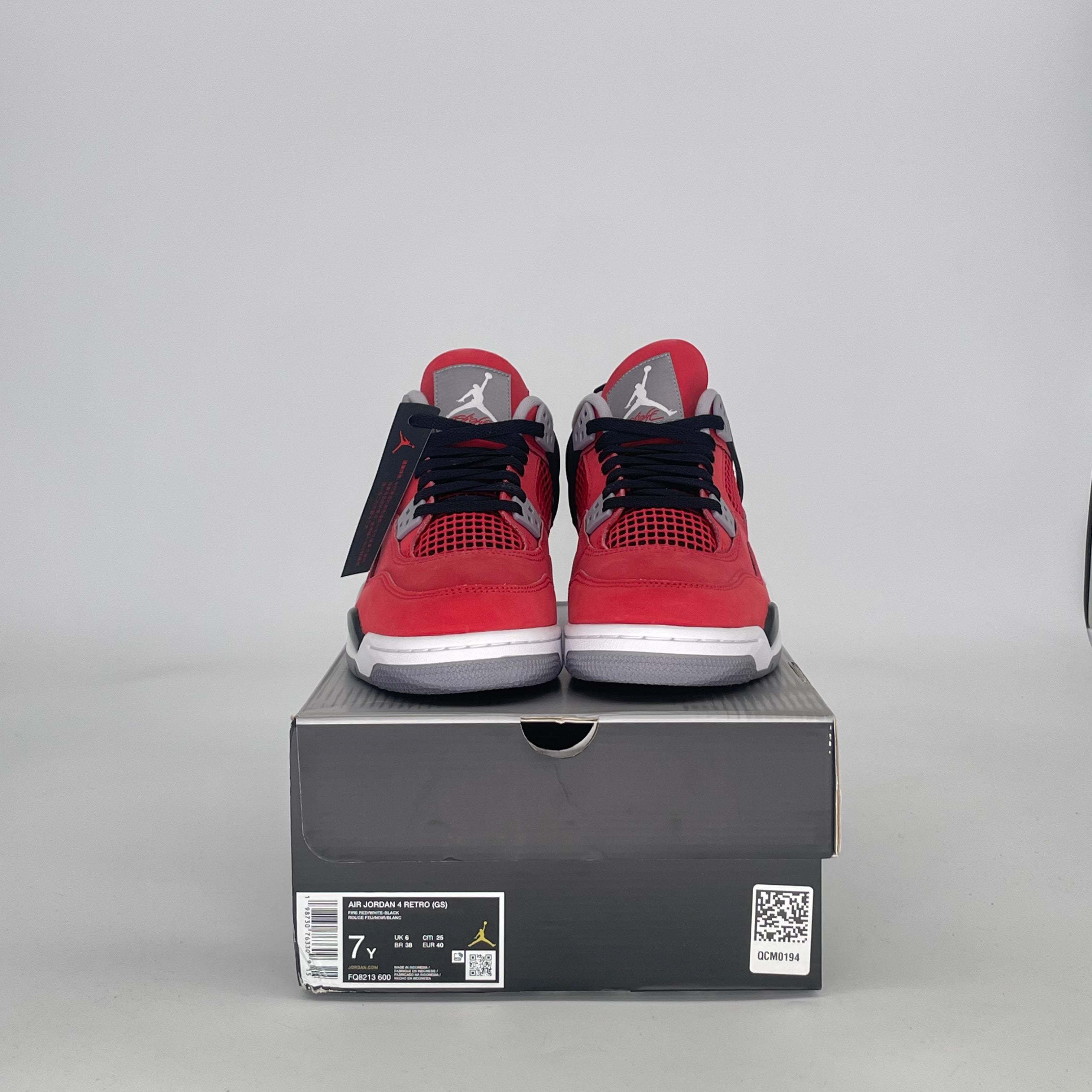 AIR JORDAN 4 TORO BRAVO FQ8213-600 SIZE 7/8.5W GS