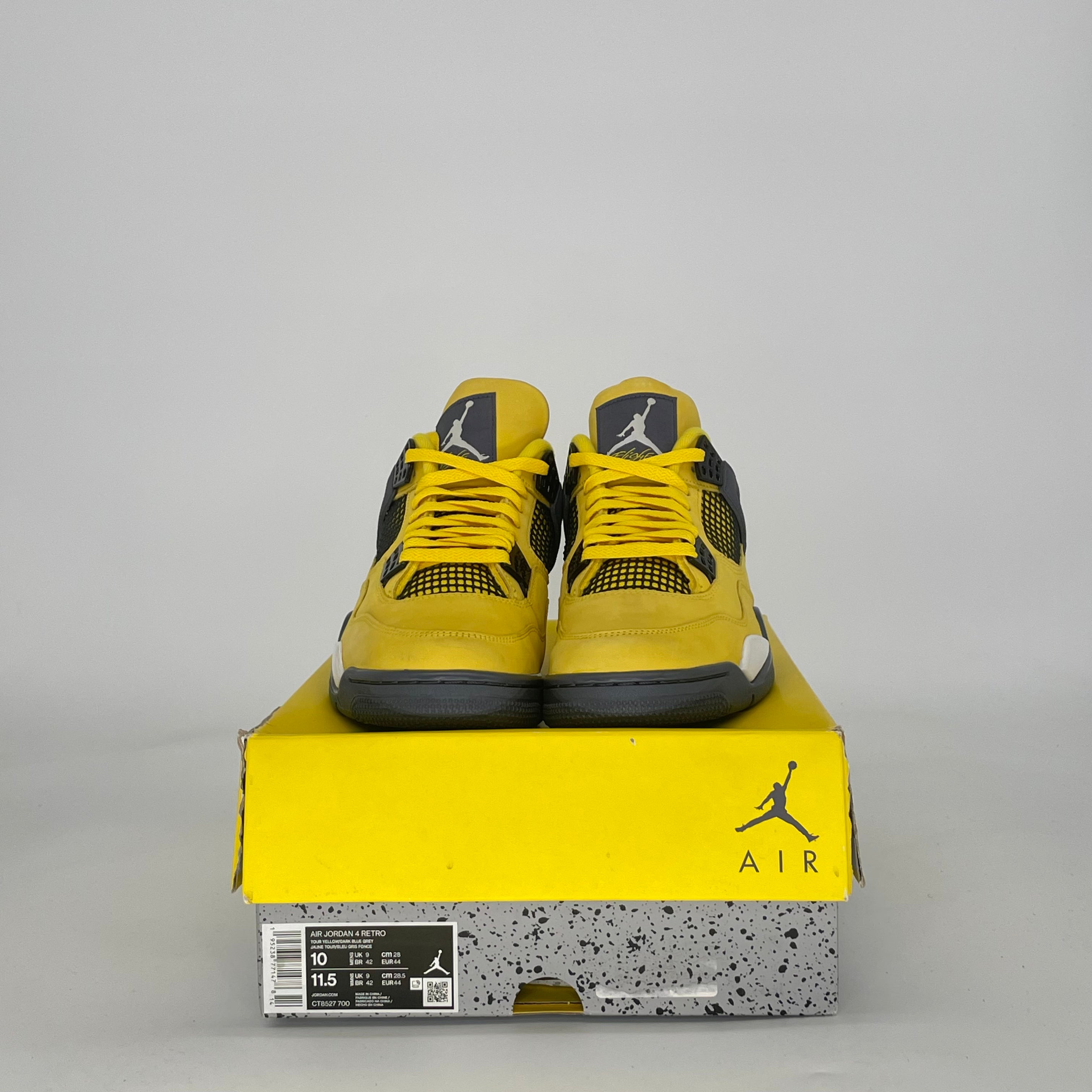 AIR JORDAN 4 LIGHTNING (2021) CT8527-700 SIZE 10/11.5W