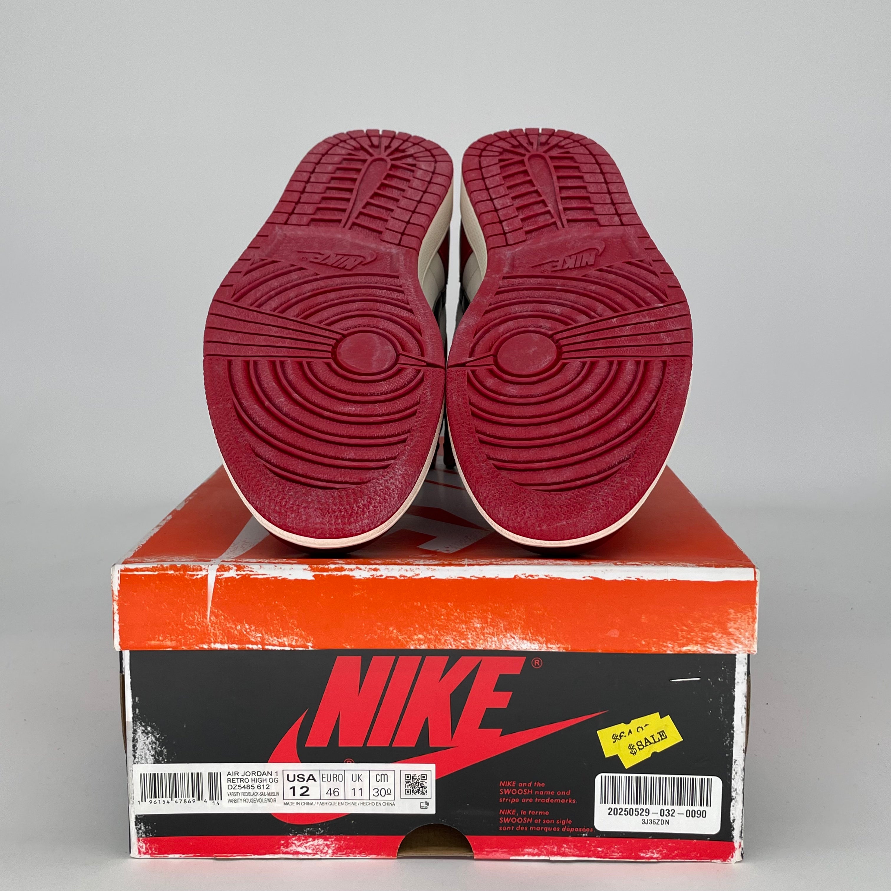 AIR JORDAN 1 LOST AND FOUND DZ5485-612 SIZE 12/13.5W