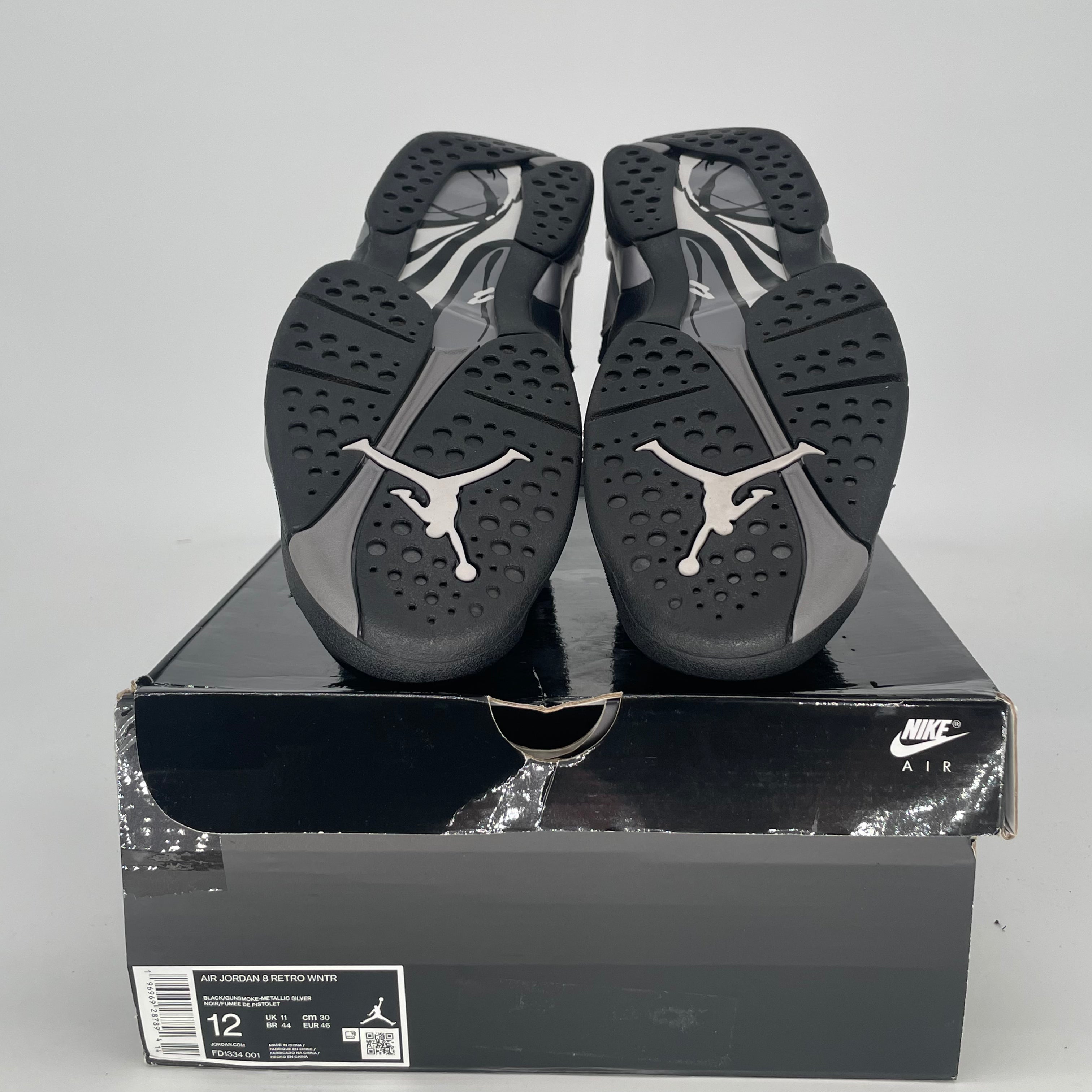 AIR JORDAN 8 WINTERIZED GUNSMOKE FD1334-001 SIZE 12/13.5W