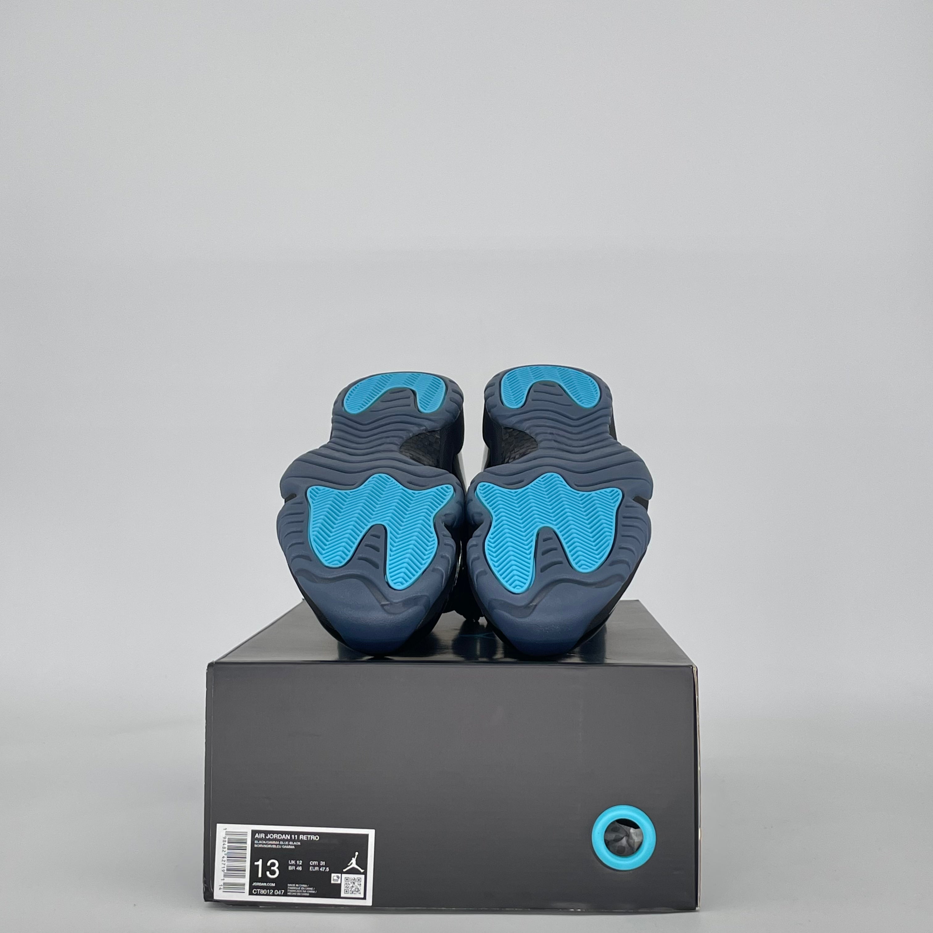 AIR JORDAN 11 GAMMA BLUE CT8012-047 SIZE 13/14.5W