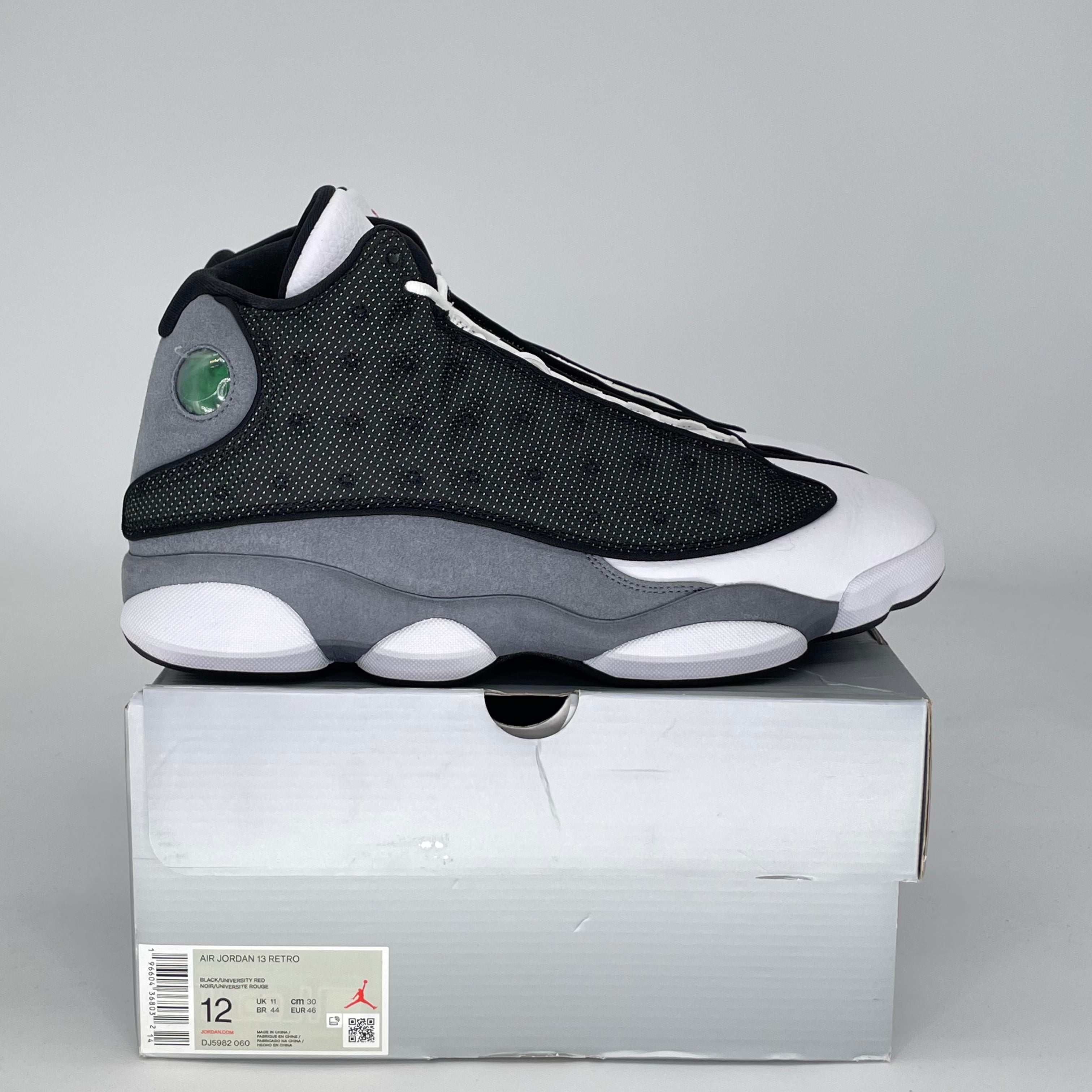 AIR JORDAN 13 BLACK FLINT DJ5982-060 SIZE 12/13.5W