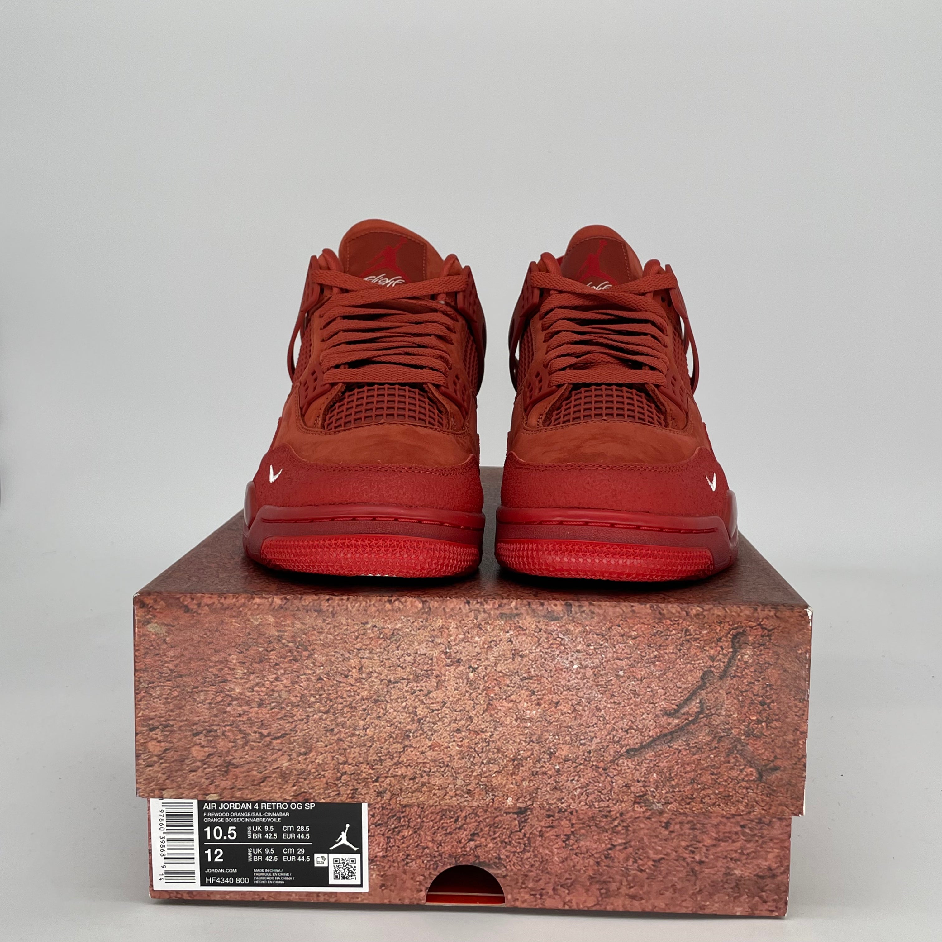 AIR JORDAN 4 NIGEL SYLVESTER BRICK BY BRICK HF4340-800 SIZE 10.5/12W
