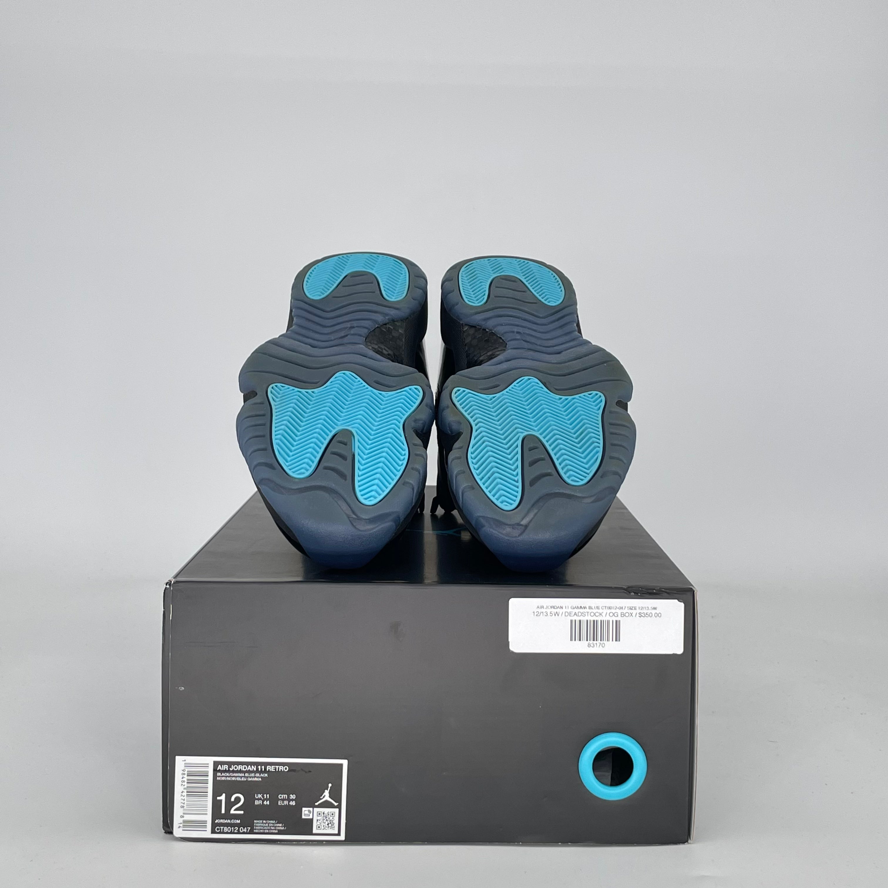 AIR JORDAN 11 GAMMA BLUE CT8012-047 SIZE 12/13.5W