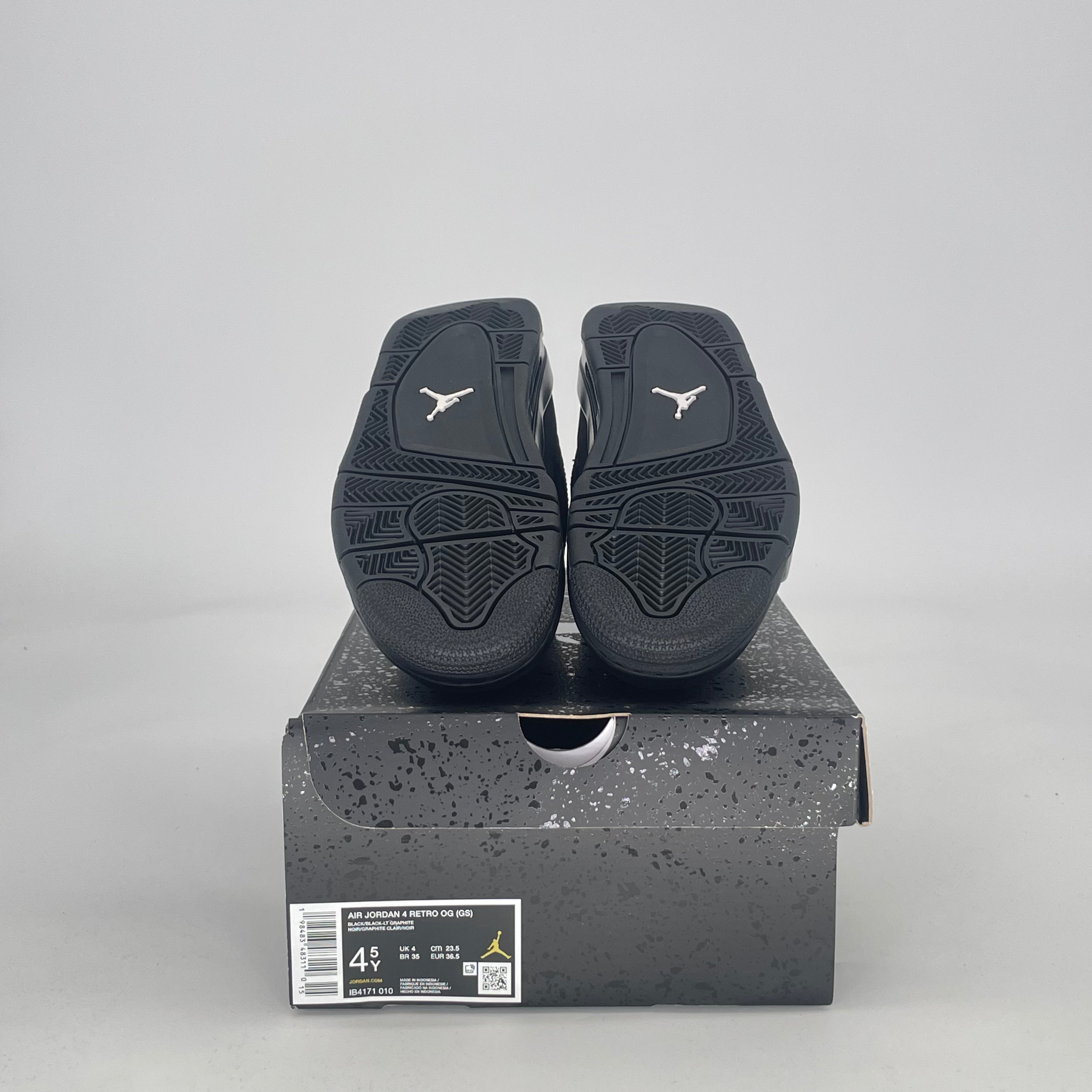 AIR JORDAN 4 BLACK CAT IB4171-010 SIZE 4.5/6W GS