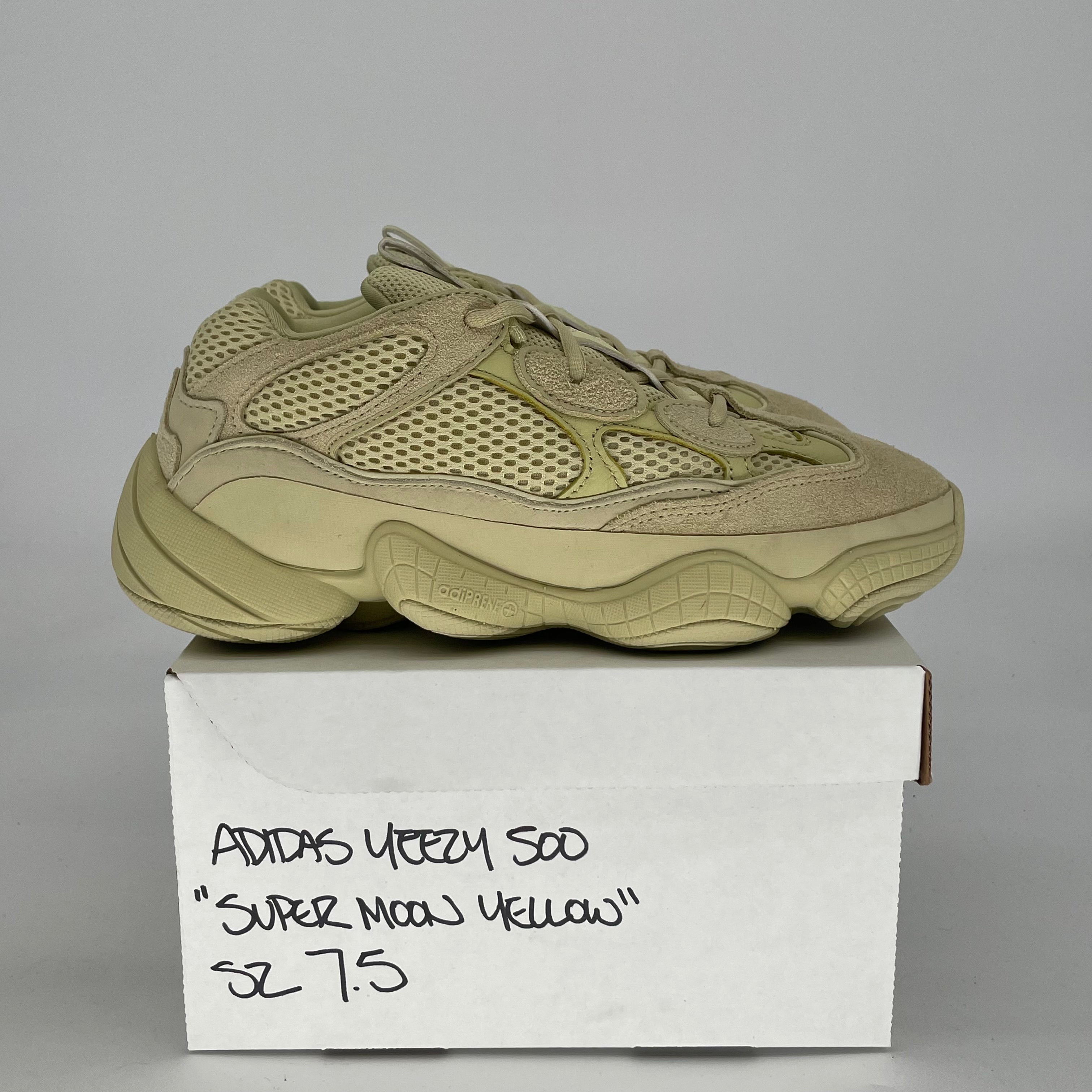 ADIDAS YEEZY 500 SUPER MOON YELLOW DB2966 SIZE 7.5/9W