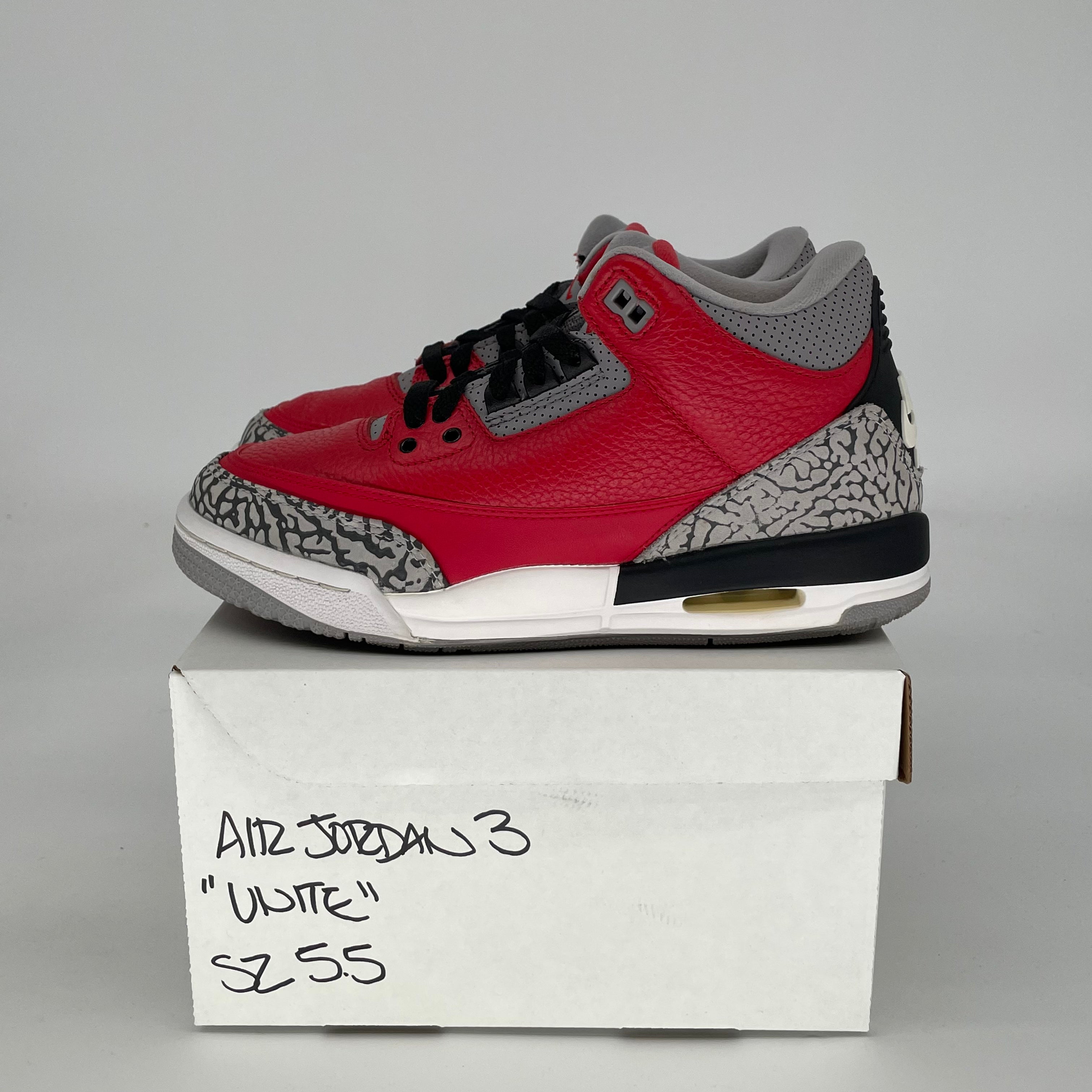 AIR JORDAN 3 UNITE SIZE 5.5/7W CK5692-600