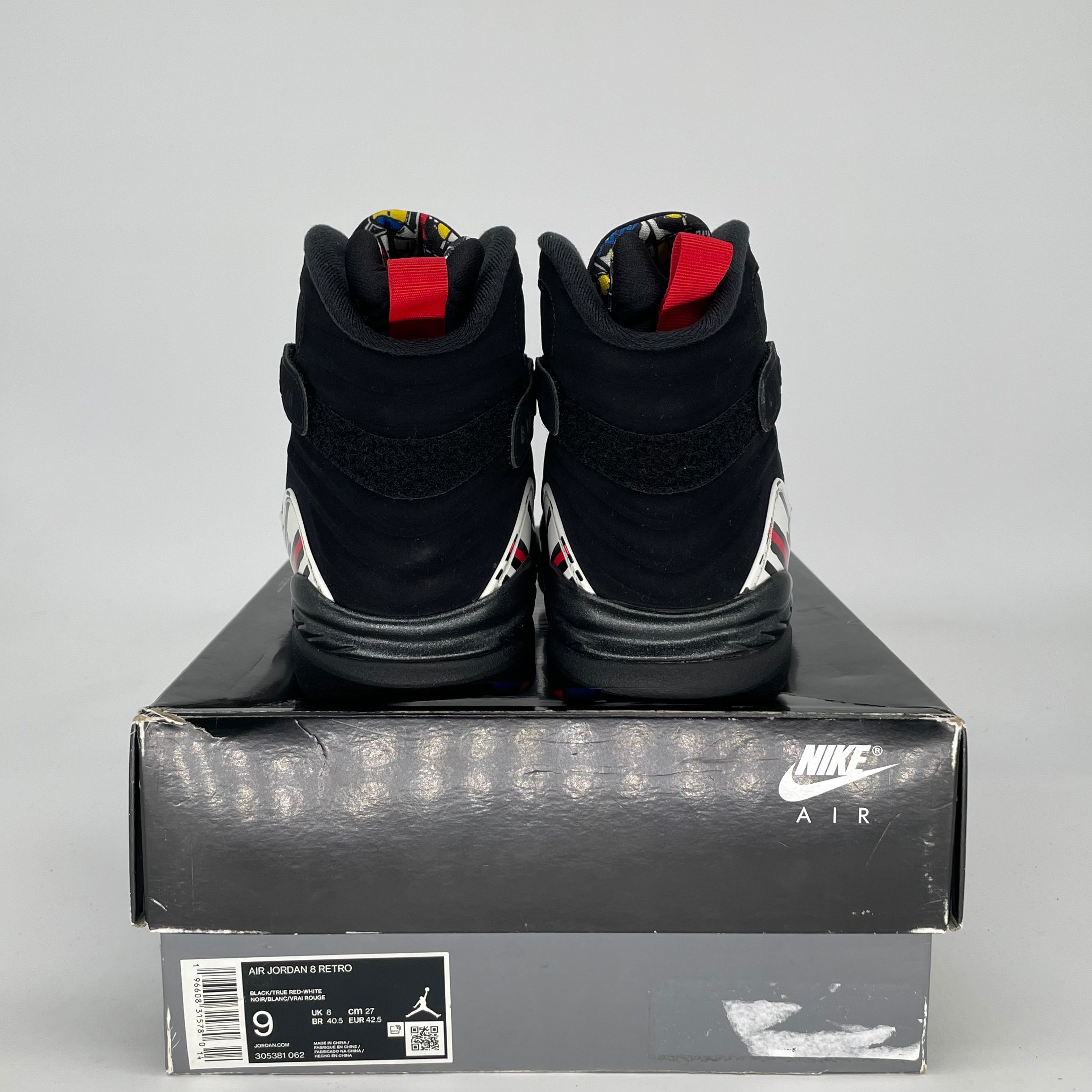 AIR JORDAN 8 PLAYOFFS 305381-062 SIZE 9/10.5W