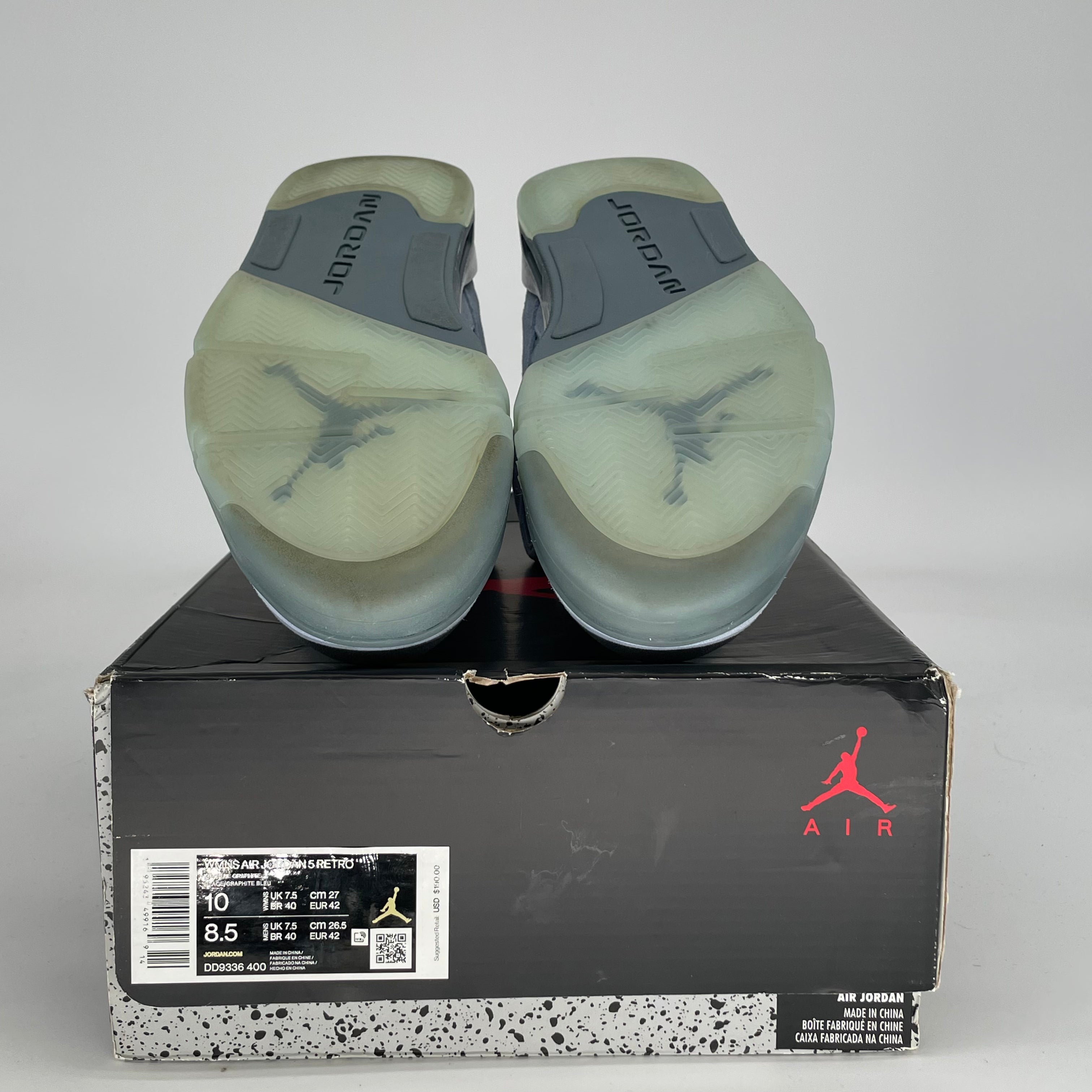 AIR JORDAN 5 BLUEBIRD W DD9336-400 SIZE 8.5/10W
