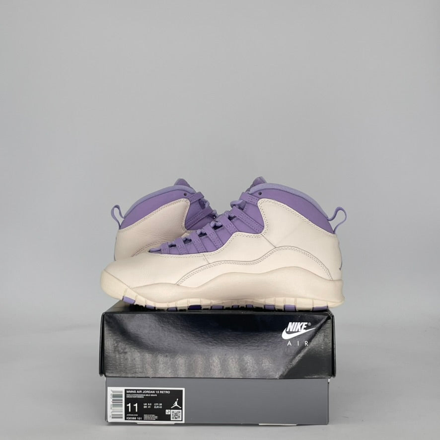 AIR JORDAN 10 HYDRANGEAS IQ0388-101 SIZE 9.5/11W