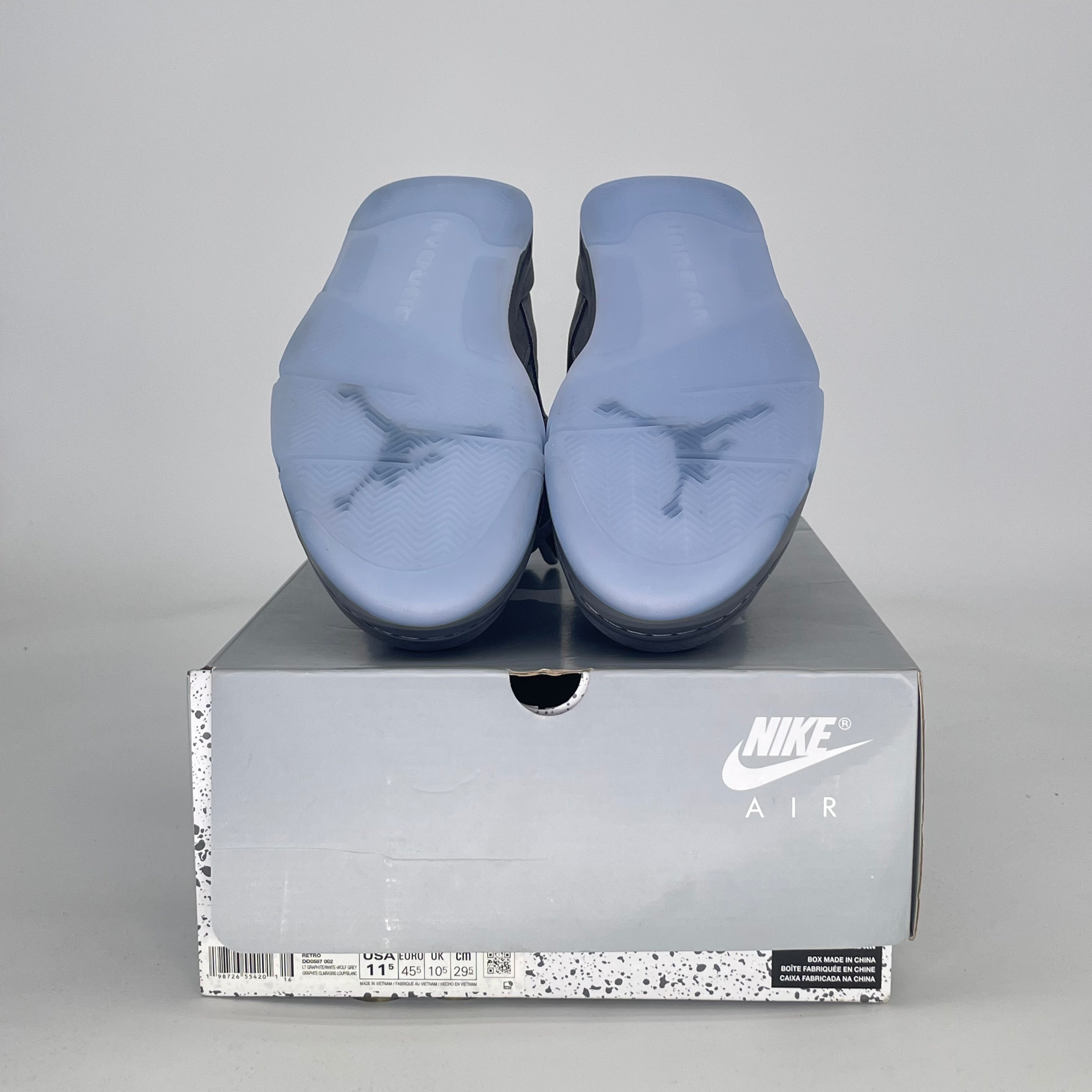 AIR JORDAN 5 WOLF GREY DD0587-002 SIZE 11.5/13W