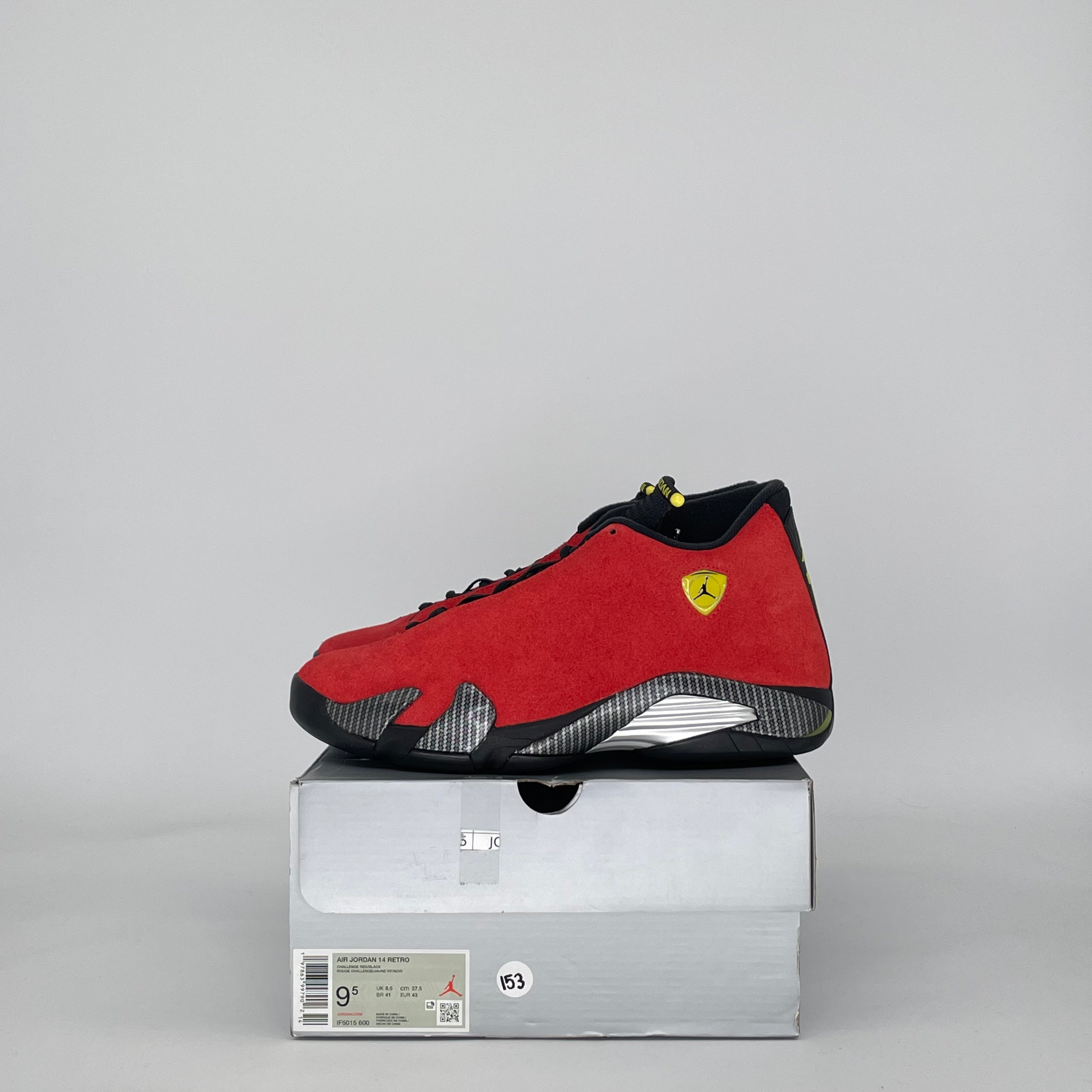 AIR JORDAN 14 FERRARI IF5015-600 SIZE 9.5/11W
