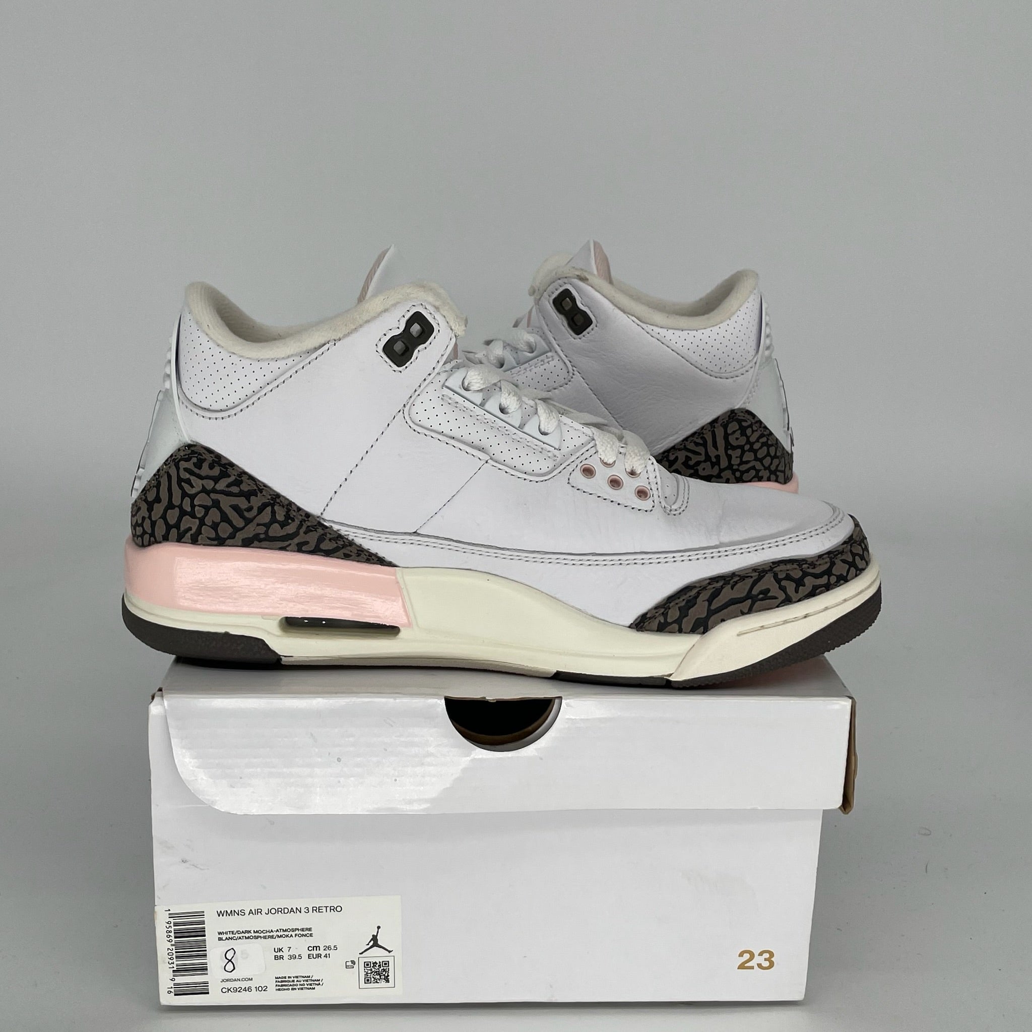 AIR JORDAN 3 NEAPOLITAN W SIZE 8 CK9246-102