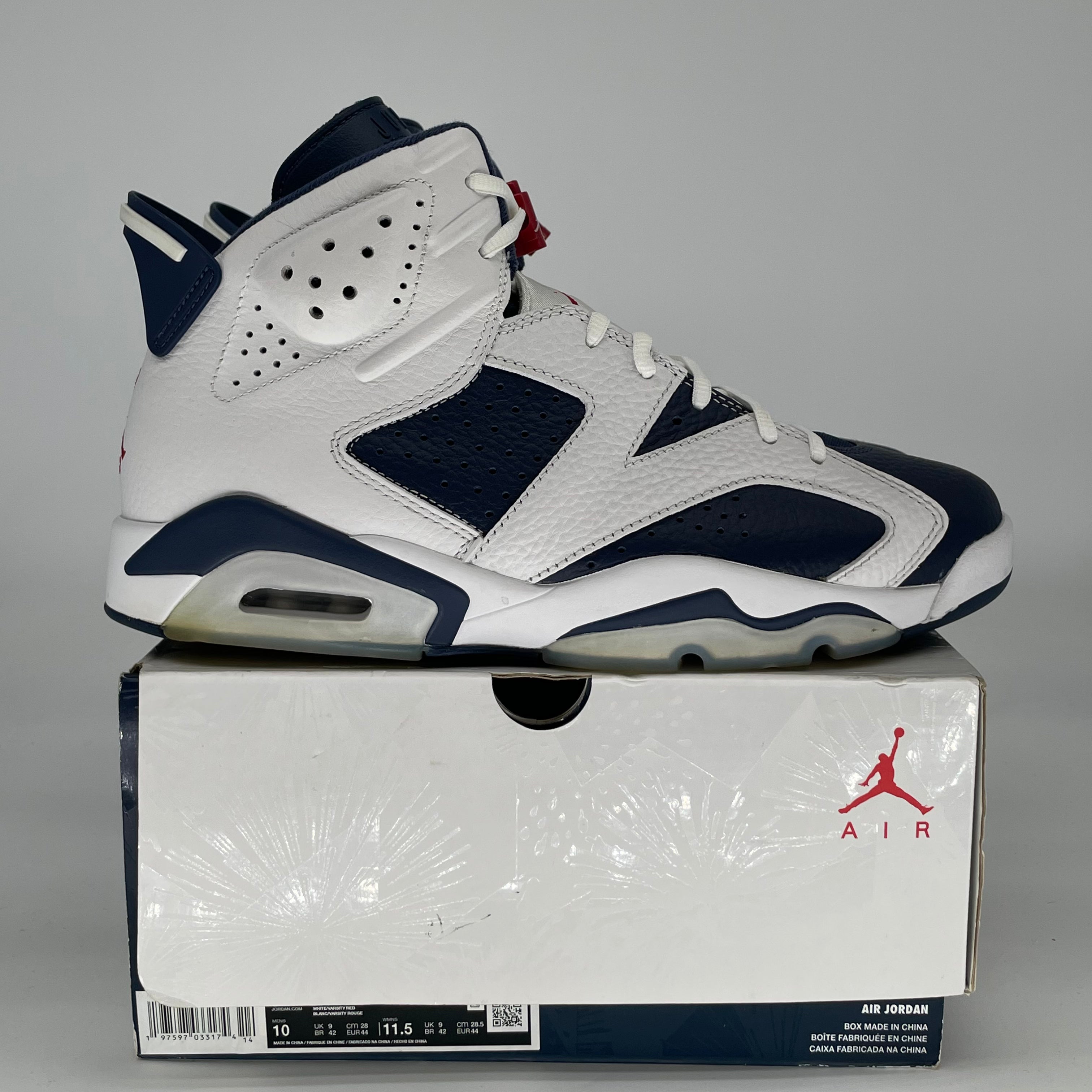 AIR JORDAN 6 OLYMPIC CT8529-164 SIZE 10/11.5W