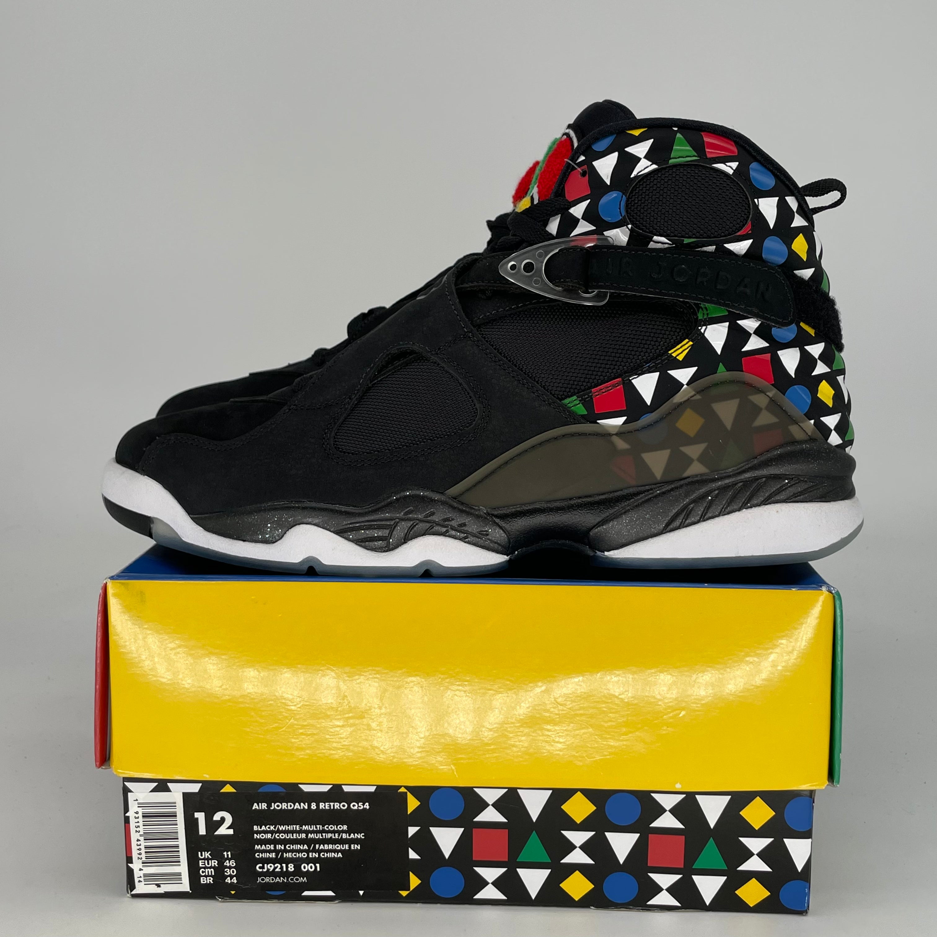 AIR JORDAN 8 QUAI 54 CJ9218-001 SIZE 12/13.5W