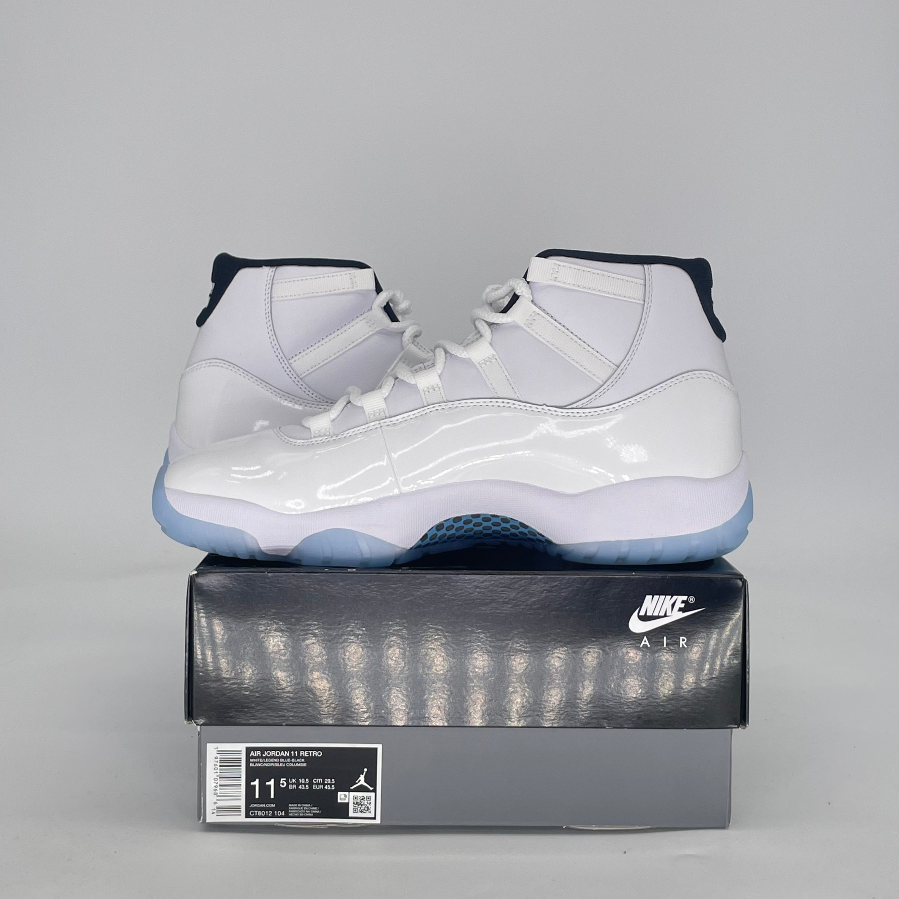 AIR JORDAN 11 LEGEND BLUE CT8012-104 SIZE 11.5/13W