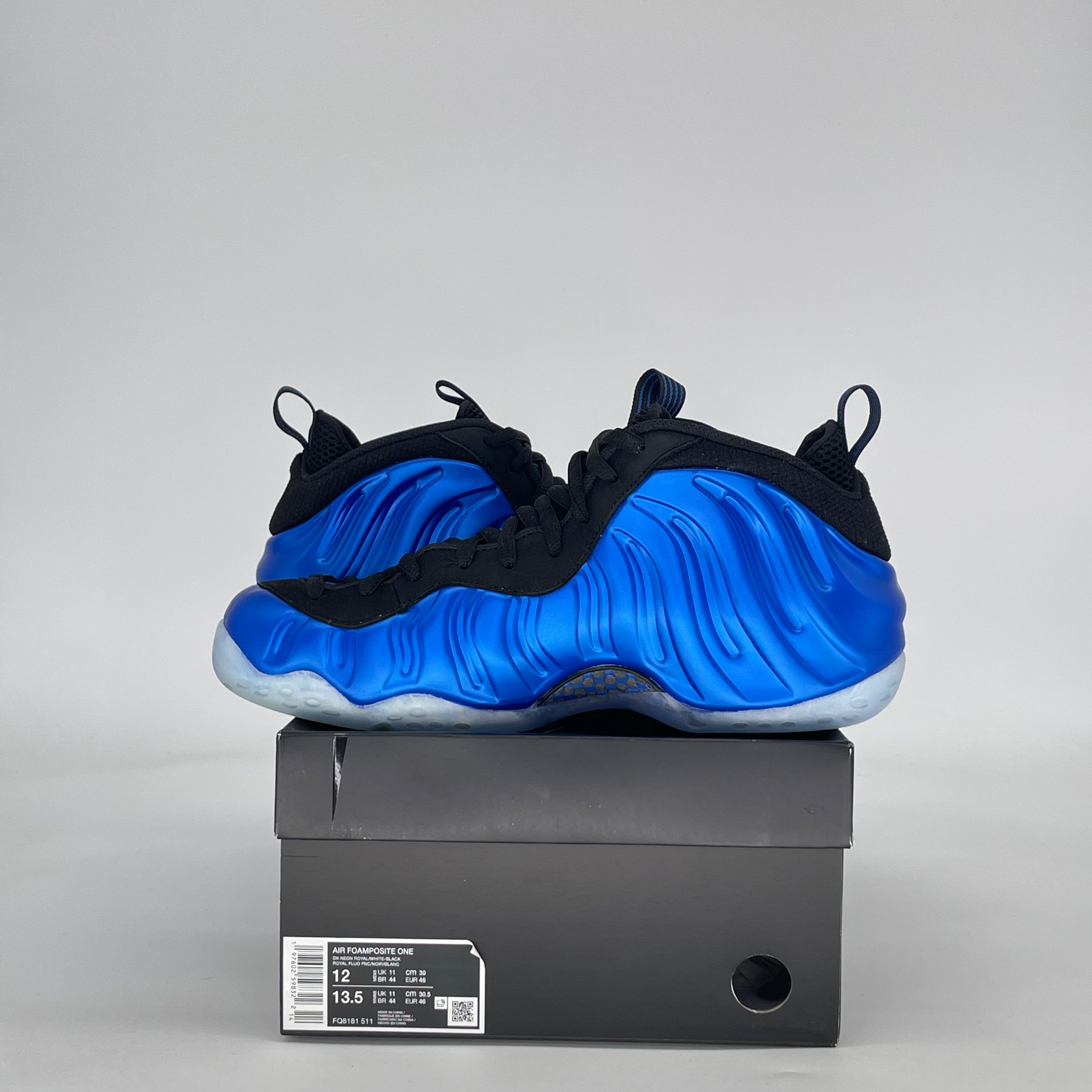 NIKE AIR FOAMPOSITE ONE INTERNATIONAL BLUE FQ8181-511 SIZE 12/13.5W