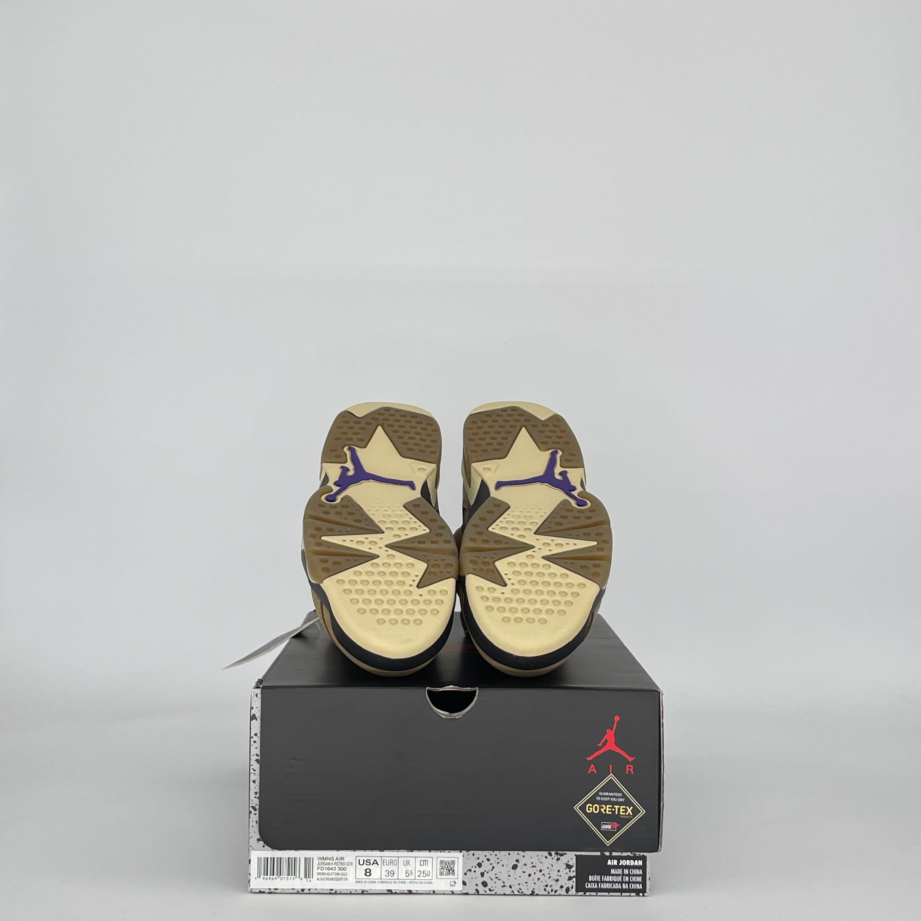 AIR JORDAN 6 GORE-TEX BROWN KELP FD1643-300 SIZE 6.5/8W