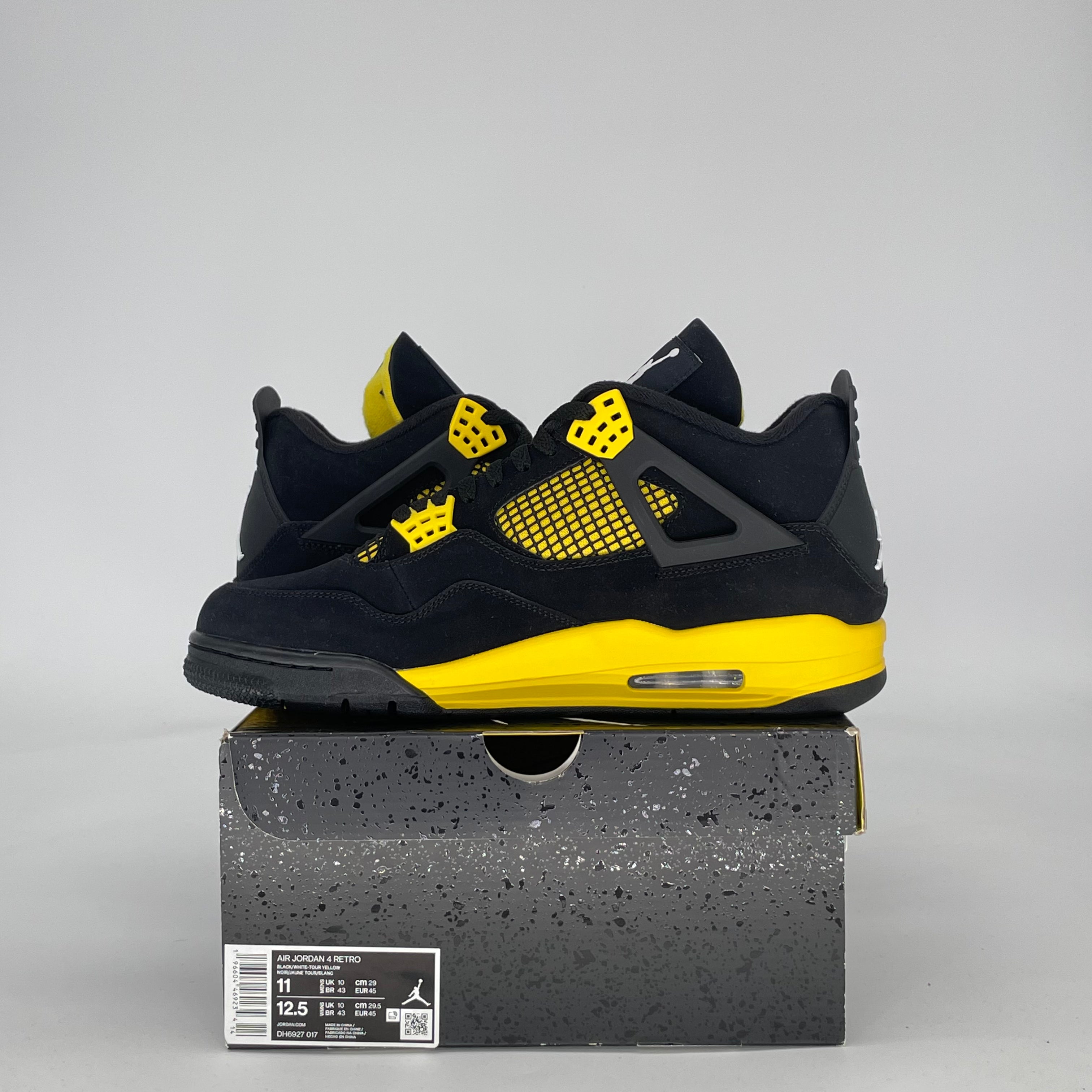 AIR JORDAN 4 THUNDER (2023) DH6927-017 SIZE 11/12.5W