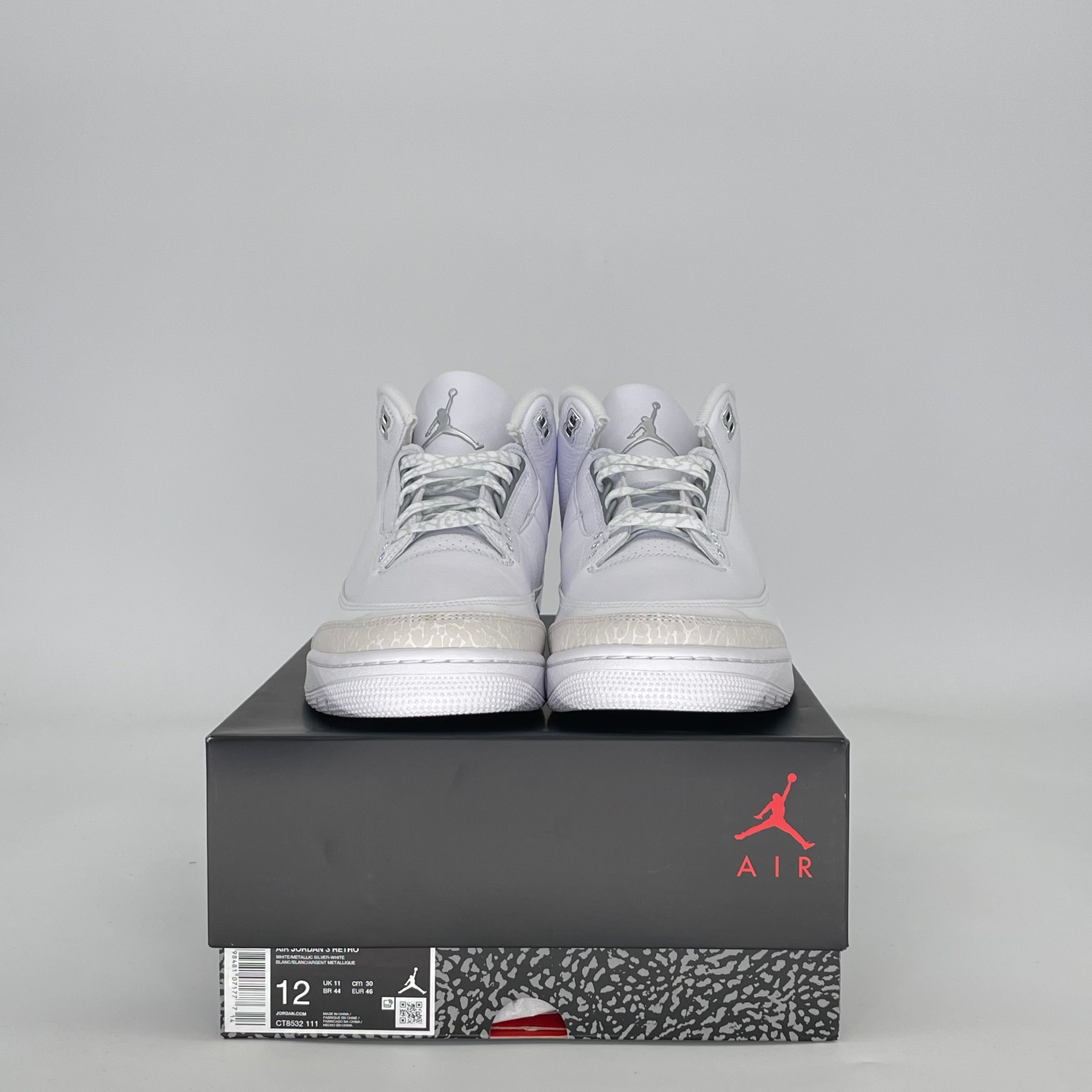 AIR JORDAN 3 PURE MONEY CT8532-111 SIZE 12/13.5W