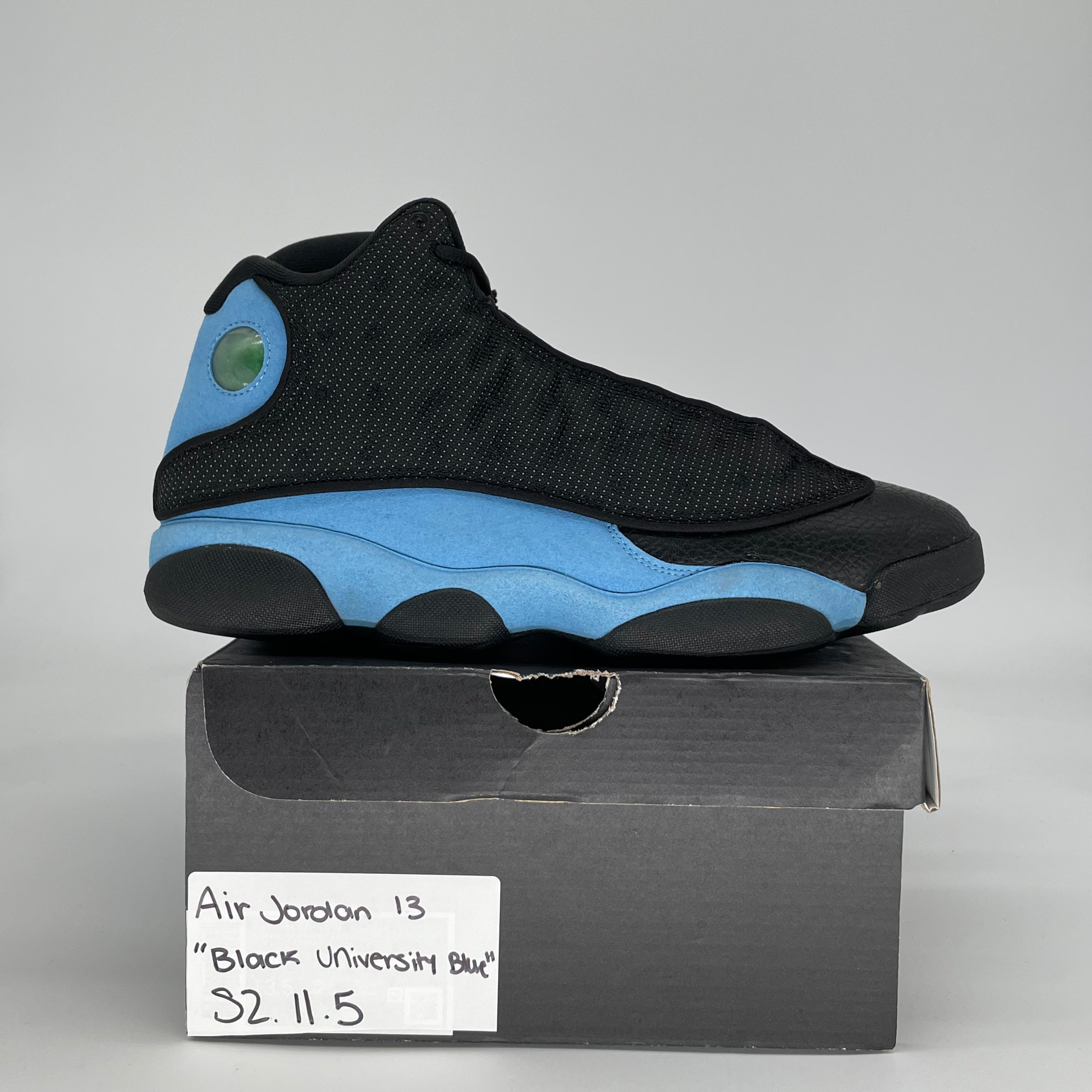 AIR JORDAN 13 BLACK UNIVERSITY BLUE DJ5982-041 SIZE 11.5/13W