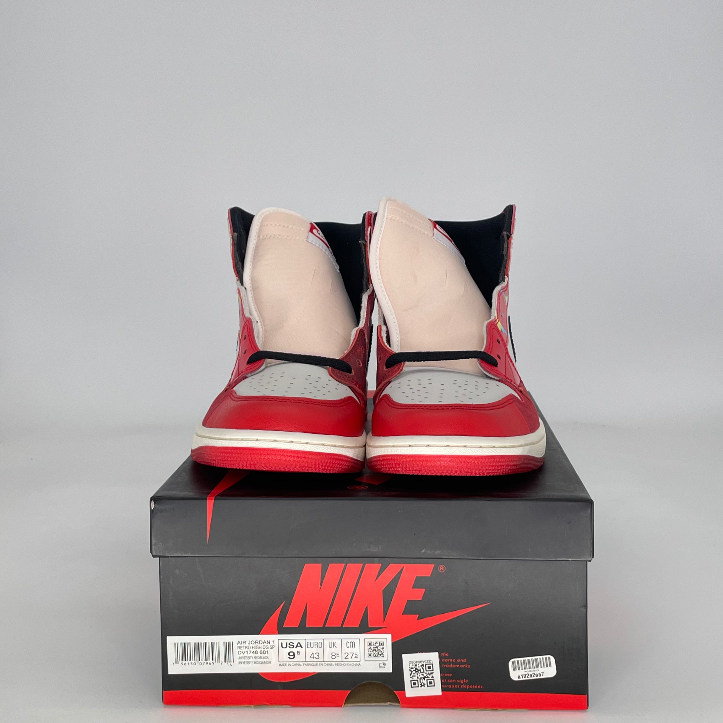 Air Jordan 1 Spider-Man Across the Spider-Verse DV1748-601 | Size 9.5/