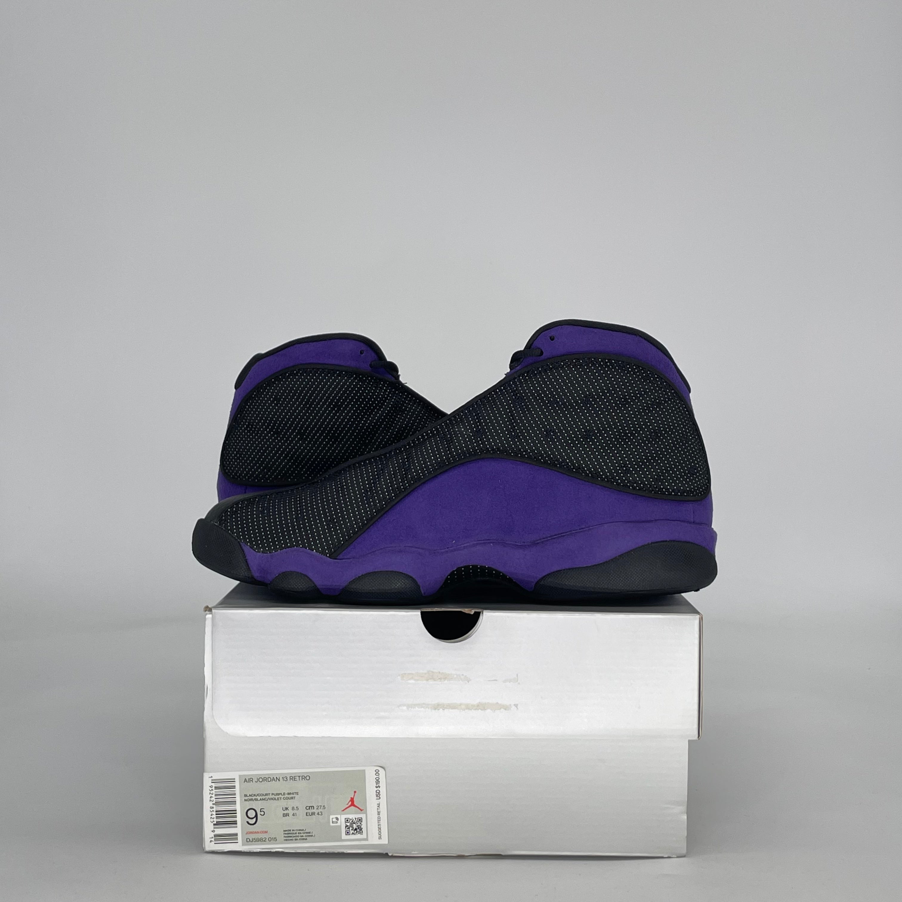AIR JORDAN 13 COURT PURPLE DJ5982-015 SIZE 9.5/11W