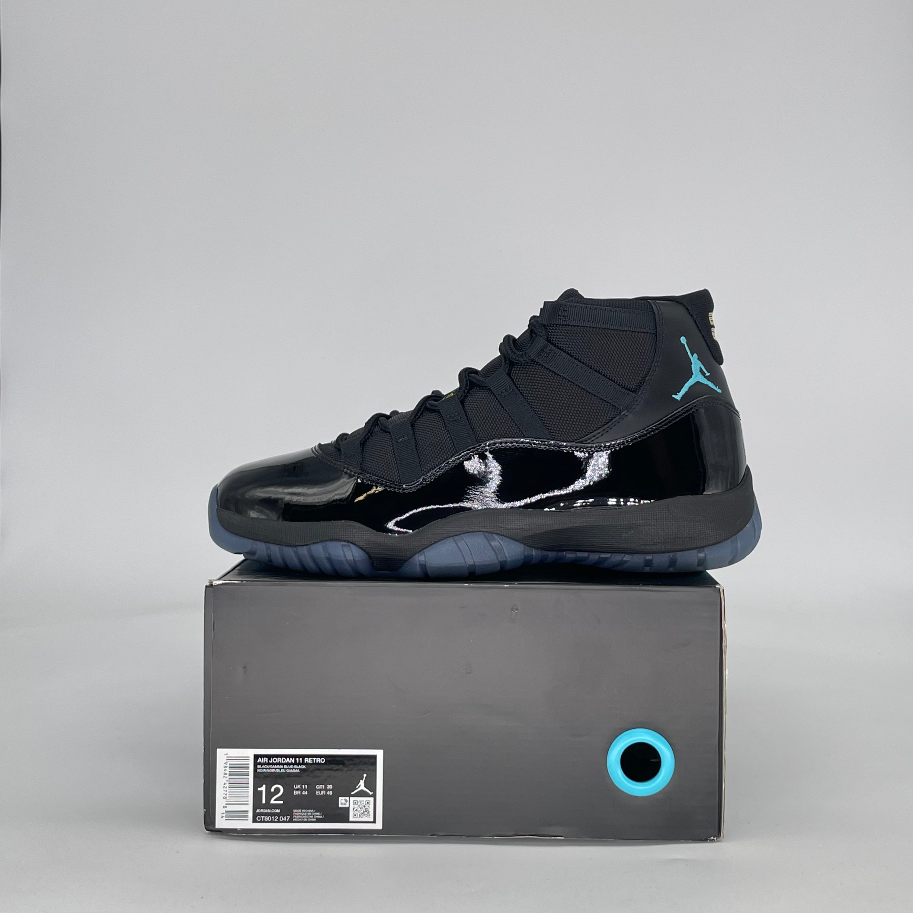 AIR JORDAN 11 GAMMA BLUE CT8012-047 SIZE 12/13.5W