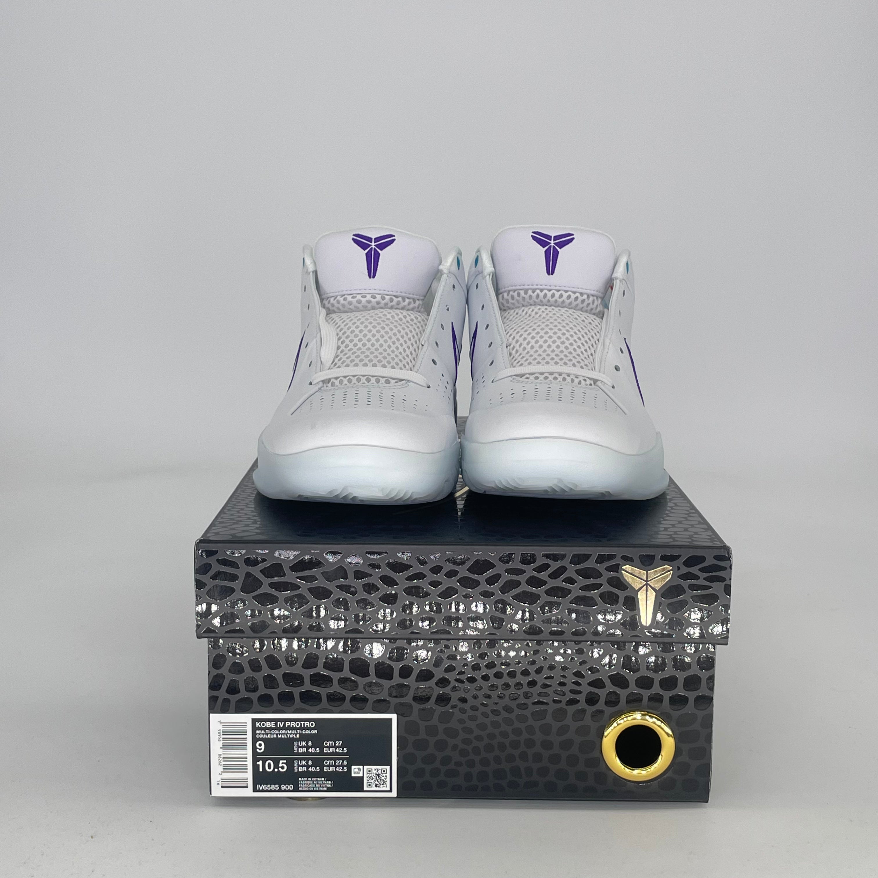 NIKE KOBE 4 DRAFT DAY PACK CHARLOTTE HORNETS IV6585-900 SIZE 9/10.5W