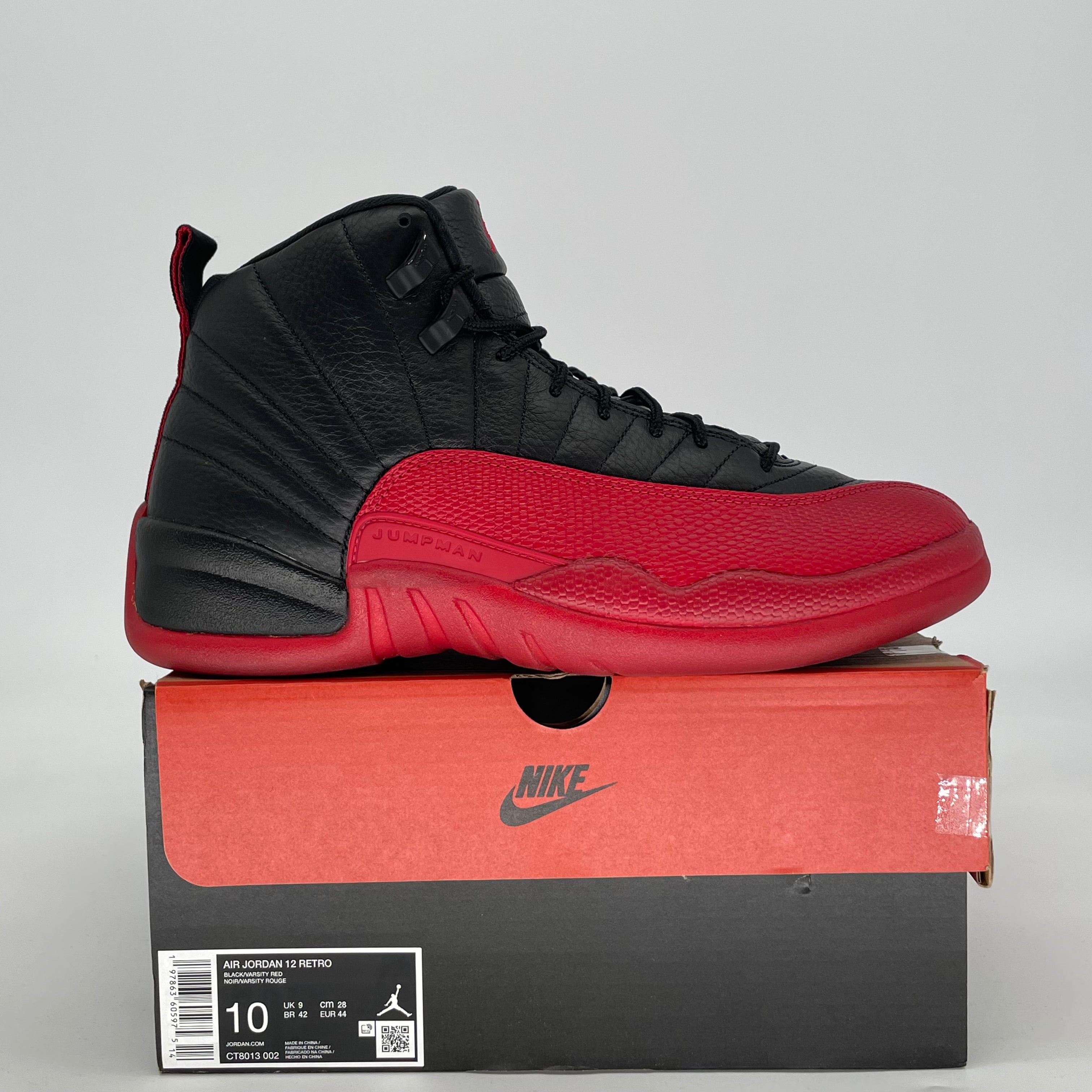 AIR JORDAN 12 FLU GAME CT8013-002 SIZE 10/11.5W