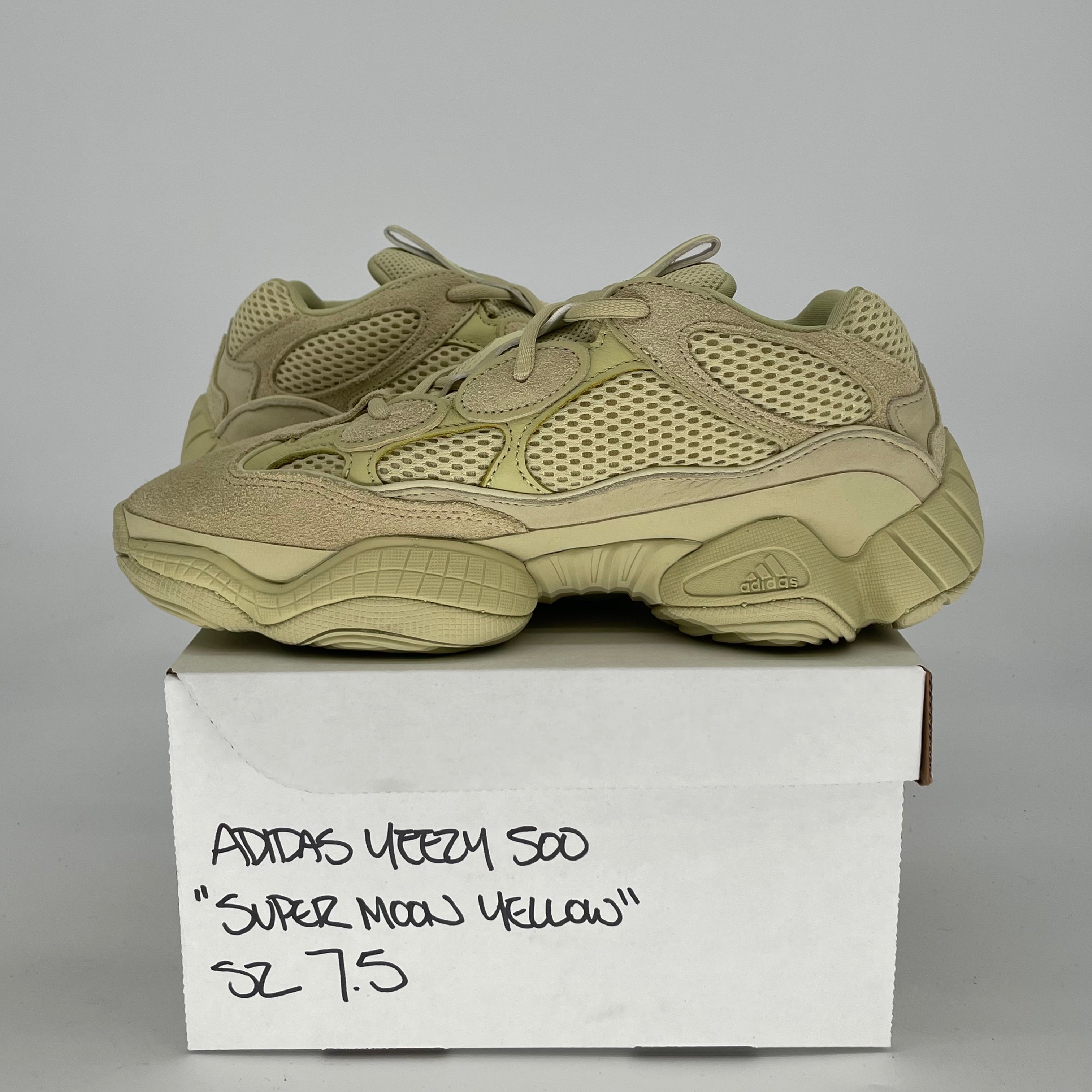 ADIDAS YEEZY 500 SUPER MOON YELLOW DB2966 SIZE 7.5/9W