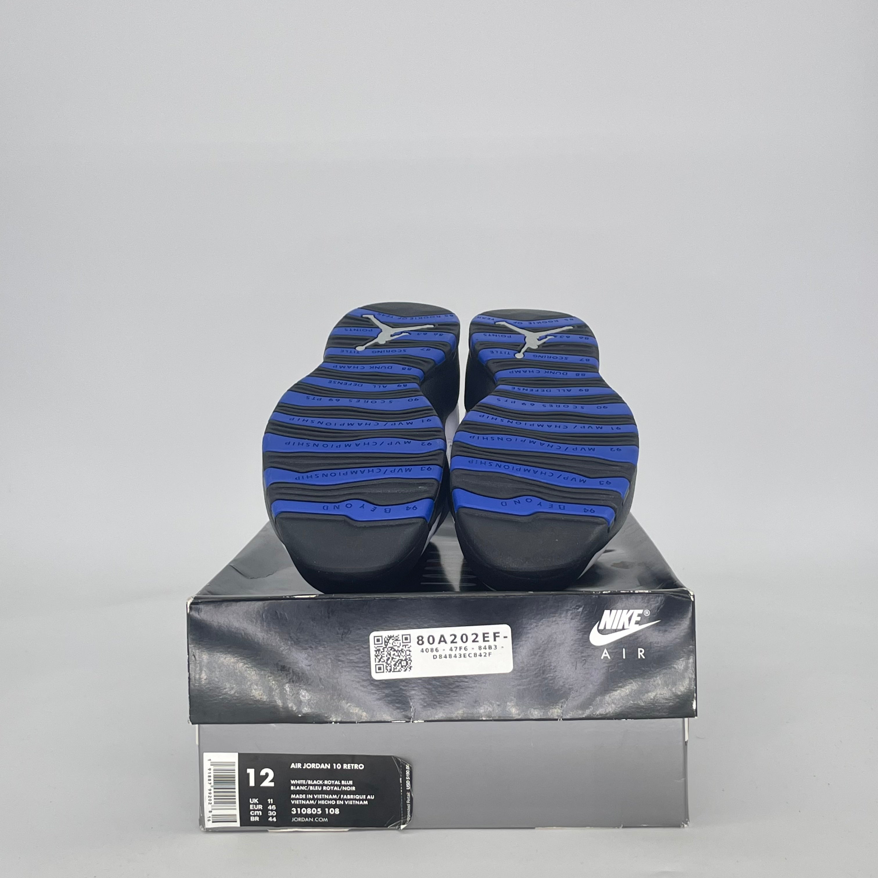 AIR JORDAN 10 ORLANDO 310805-108 SIZE 12/13.5W