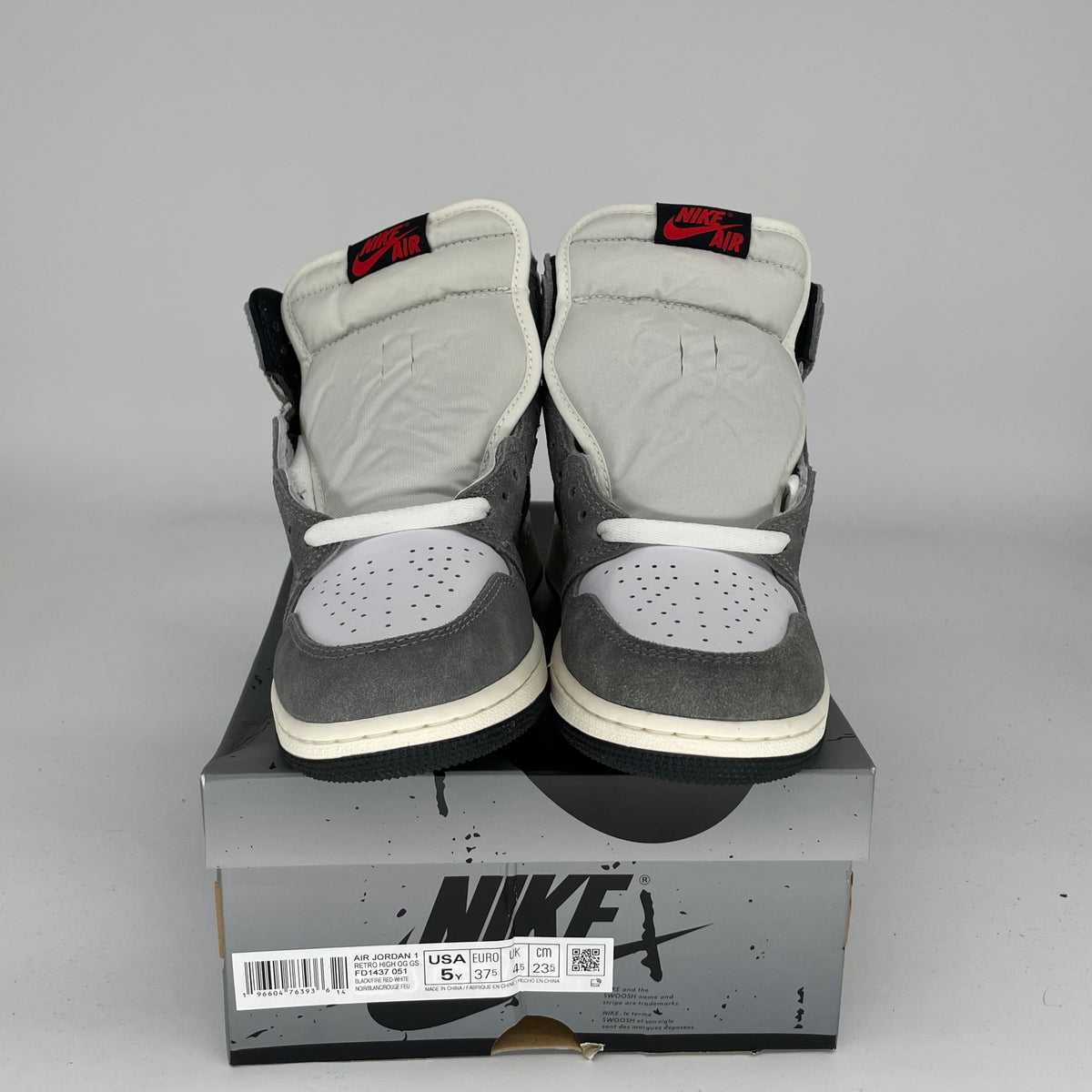 Jordan 1 Retro High OG Washed Black (GS)