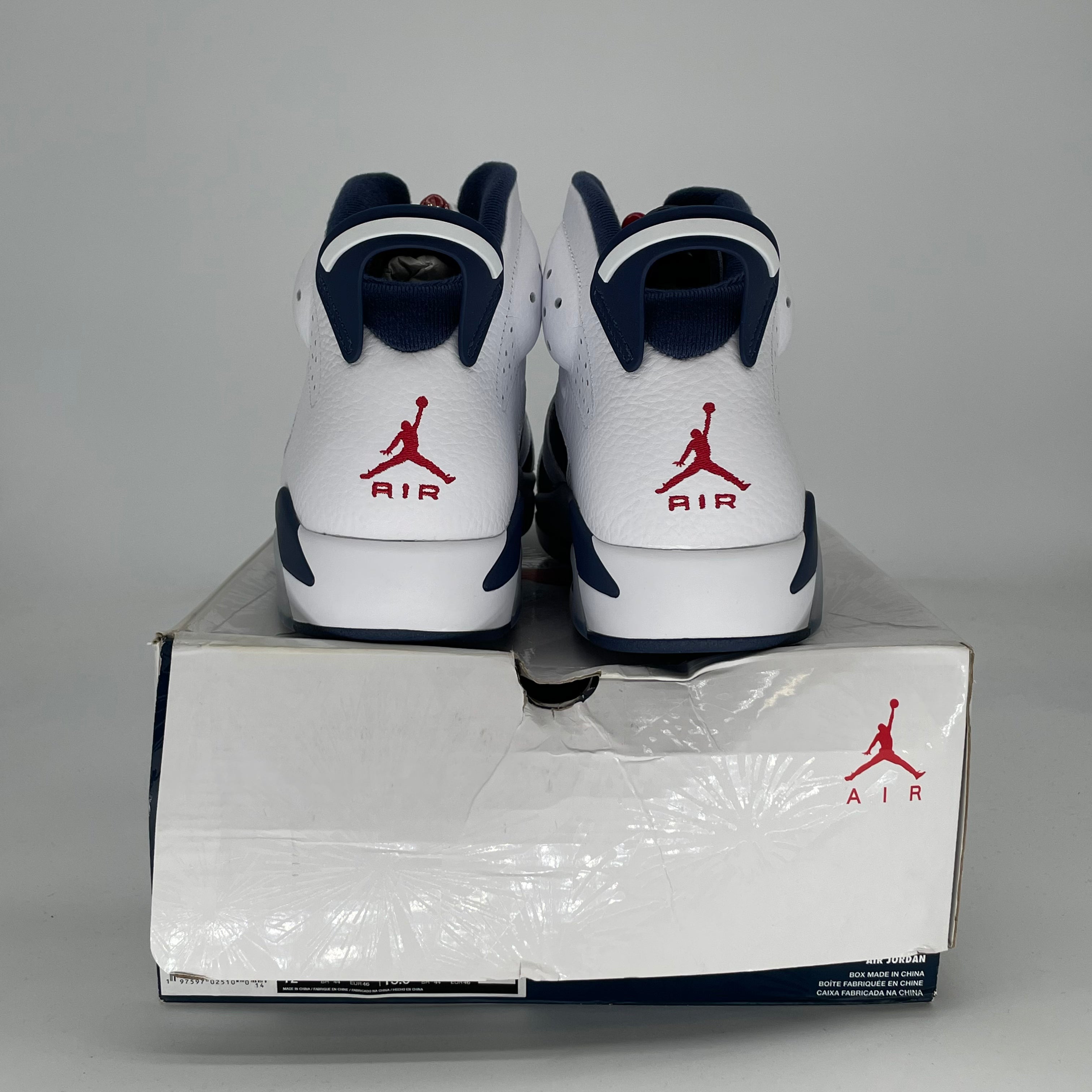 AIR JORDAN 6 OLYMPIC CT8529-164 SIZE 12/13.5W