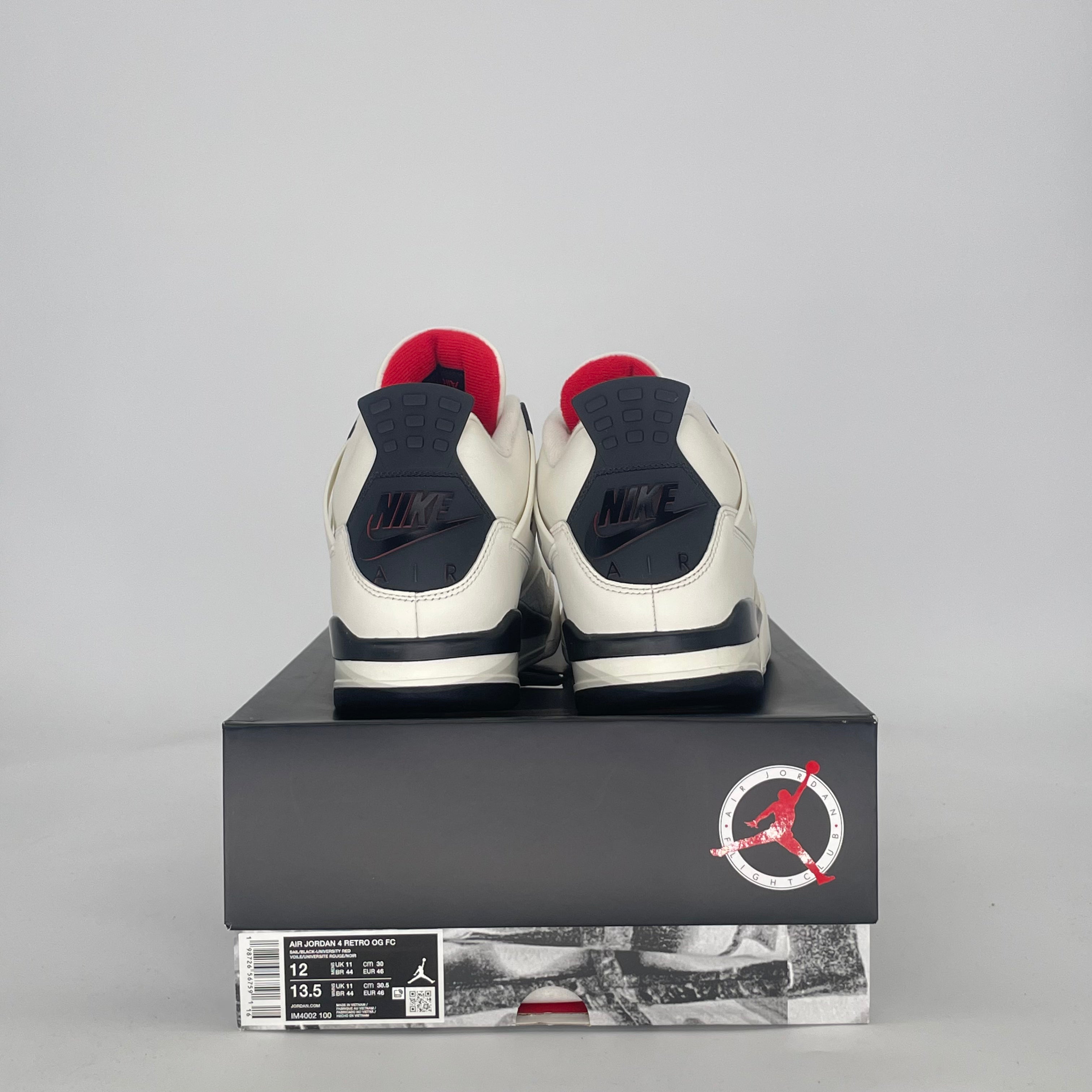 AIR JORDAN 4 FLIGHT CLUB IM4002-100 SIZE 12/13.5W
