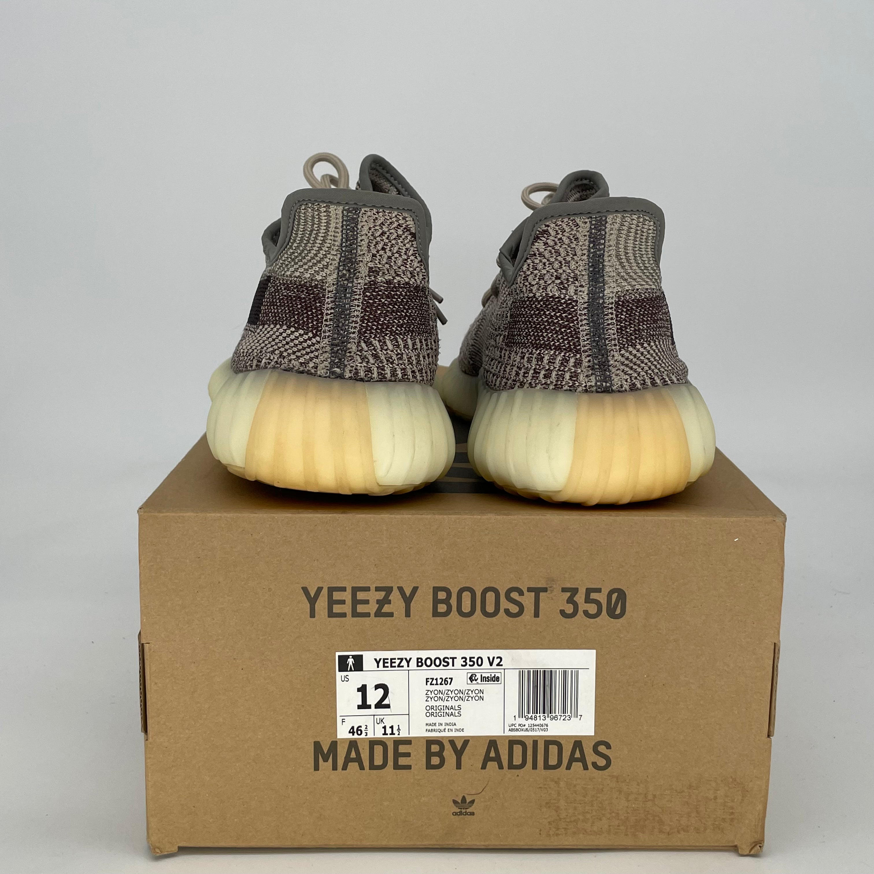 ADIDAS YEEZY 350 V2 ZYON FZ1267 SIZE 12/13.5W