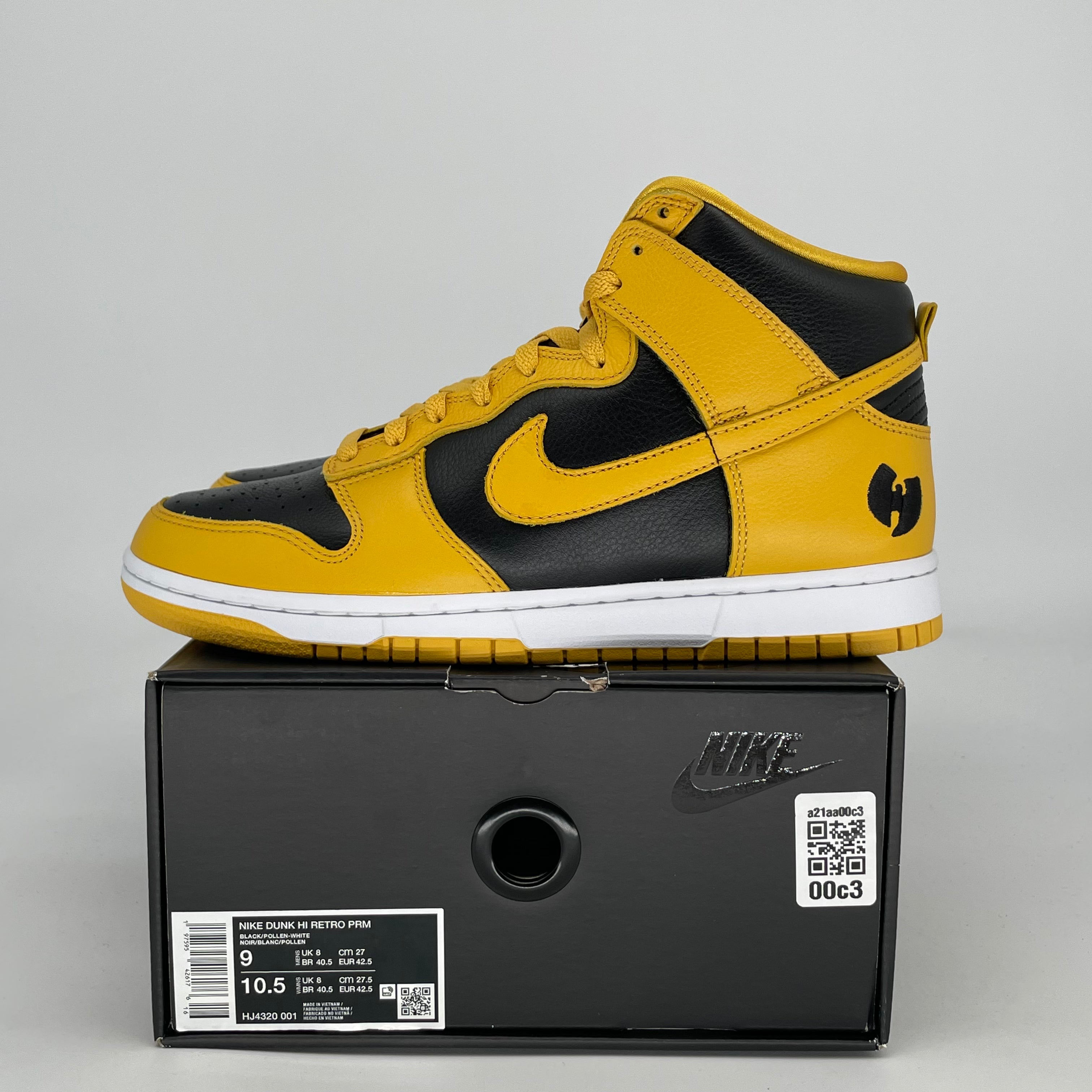 NIKE DUNK HIGH WU-TANG HJ4320-001 SIZE 9/10.5W