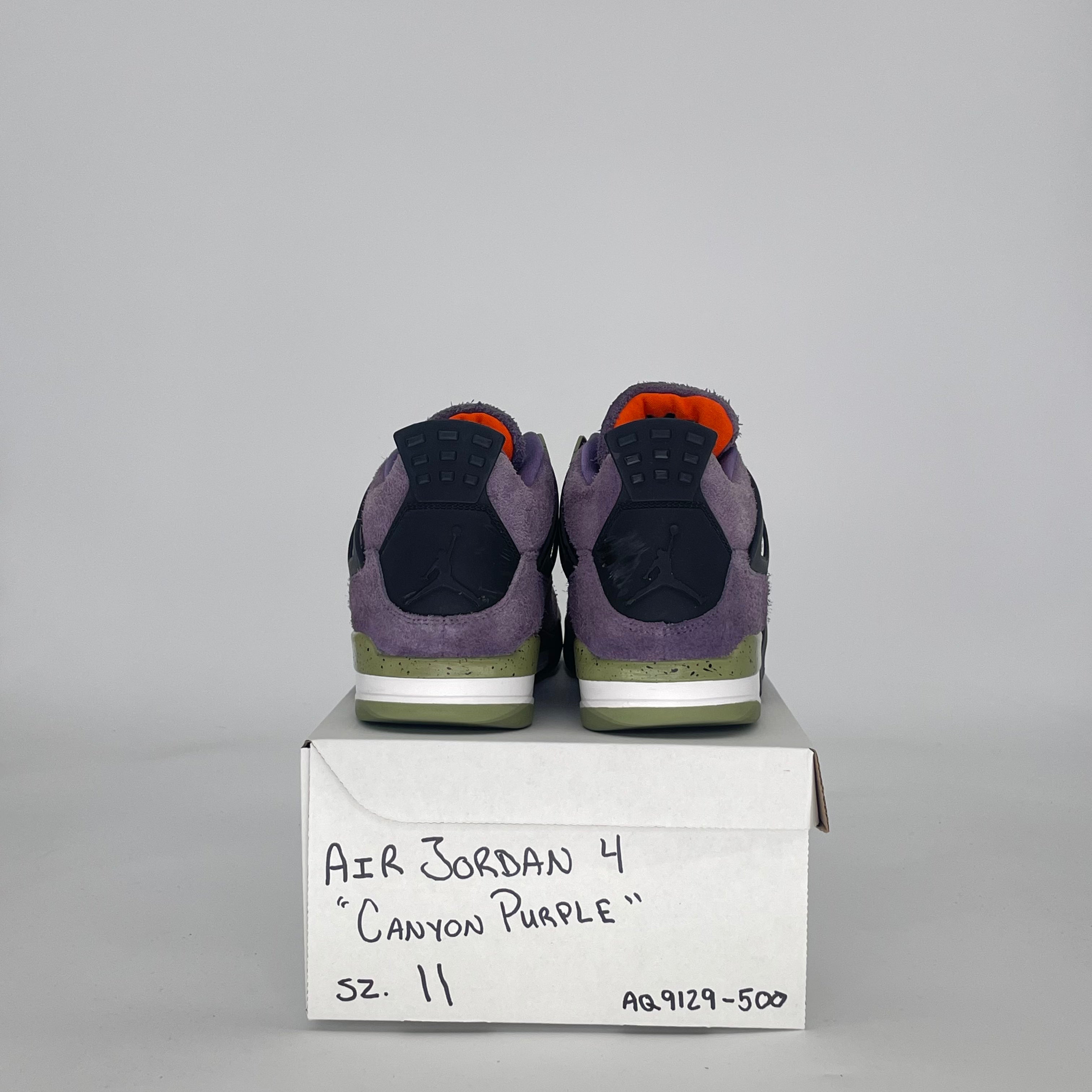 AIR JORDAN 4 CANYON PURPLE AQ9129-500 SIZE 11/12.5W