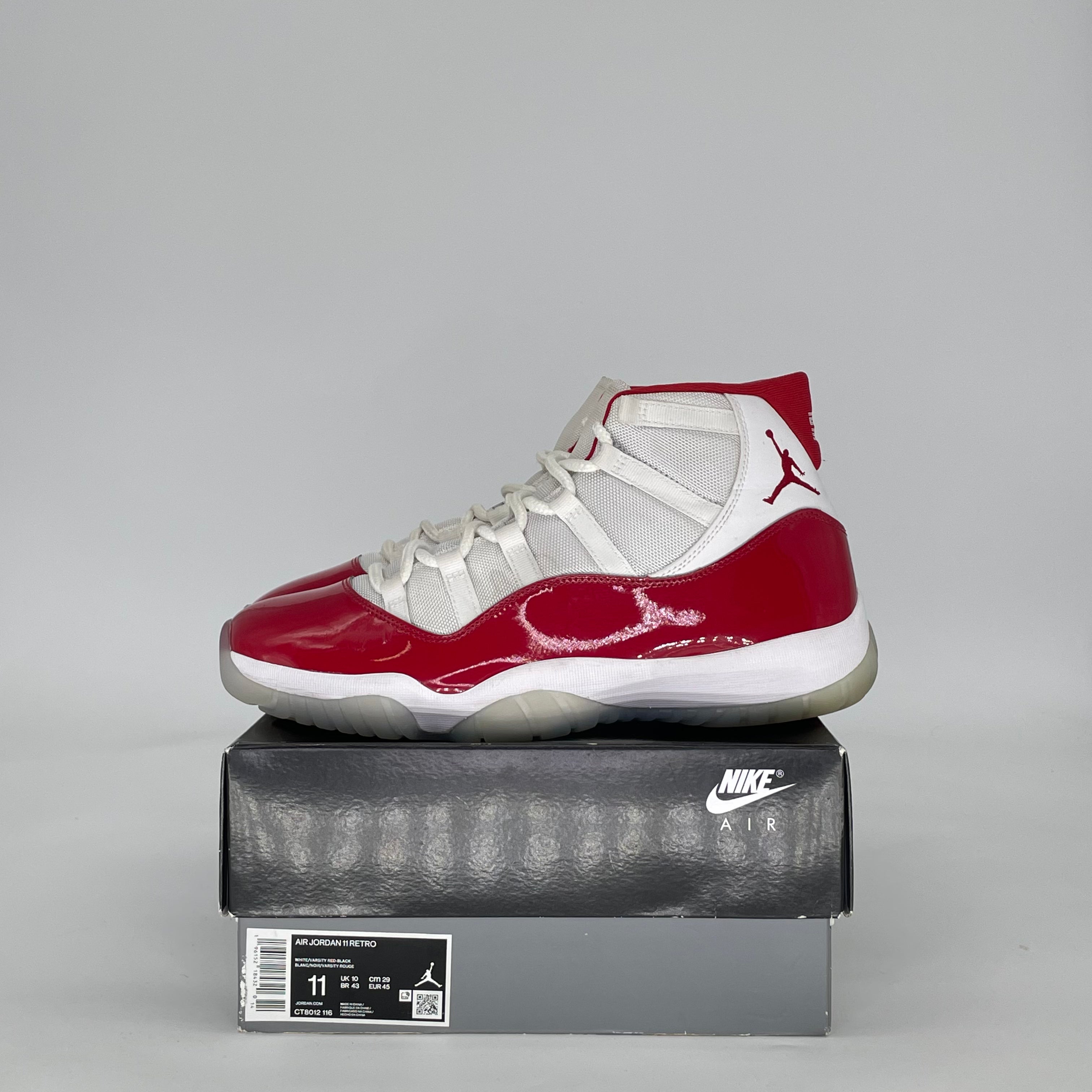AIR JORDAN 11 CHERRY (2022) CT8012-116 SIZE 11/12.5W
