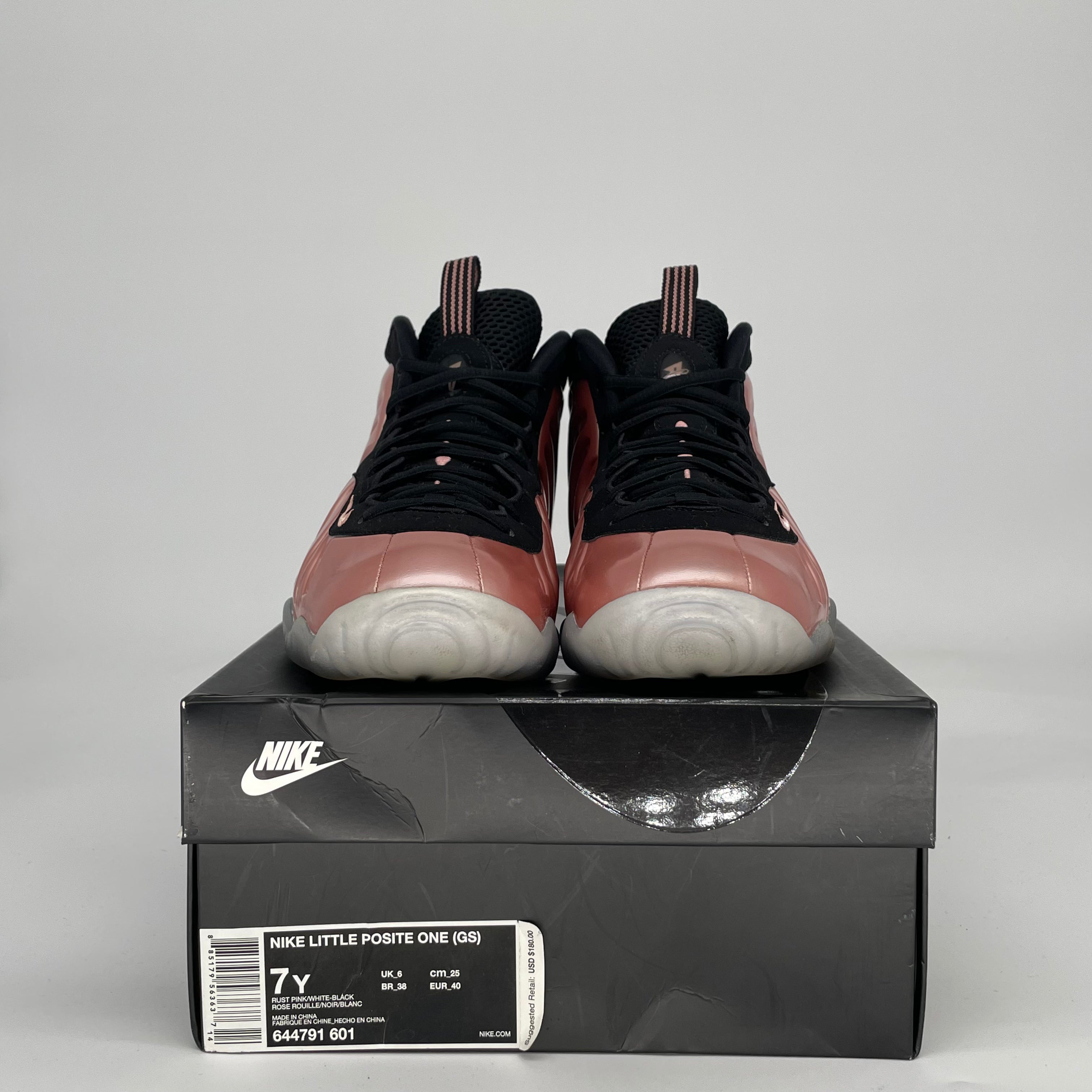 NIKE AIR FOAMPOSITE ONE RUST PINK 644791-601 SIZE 7/8.5W