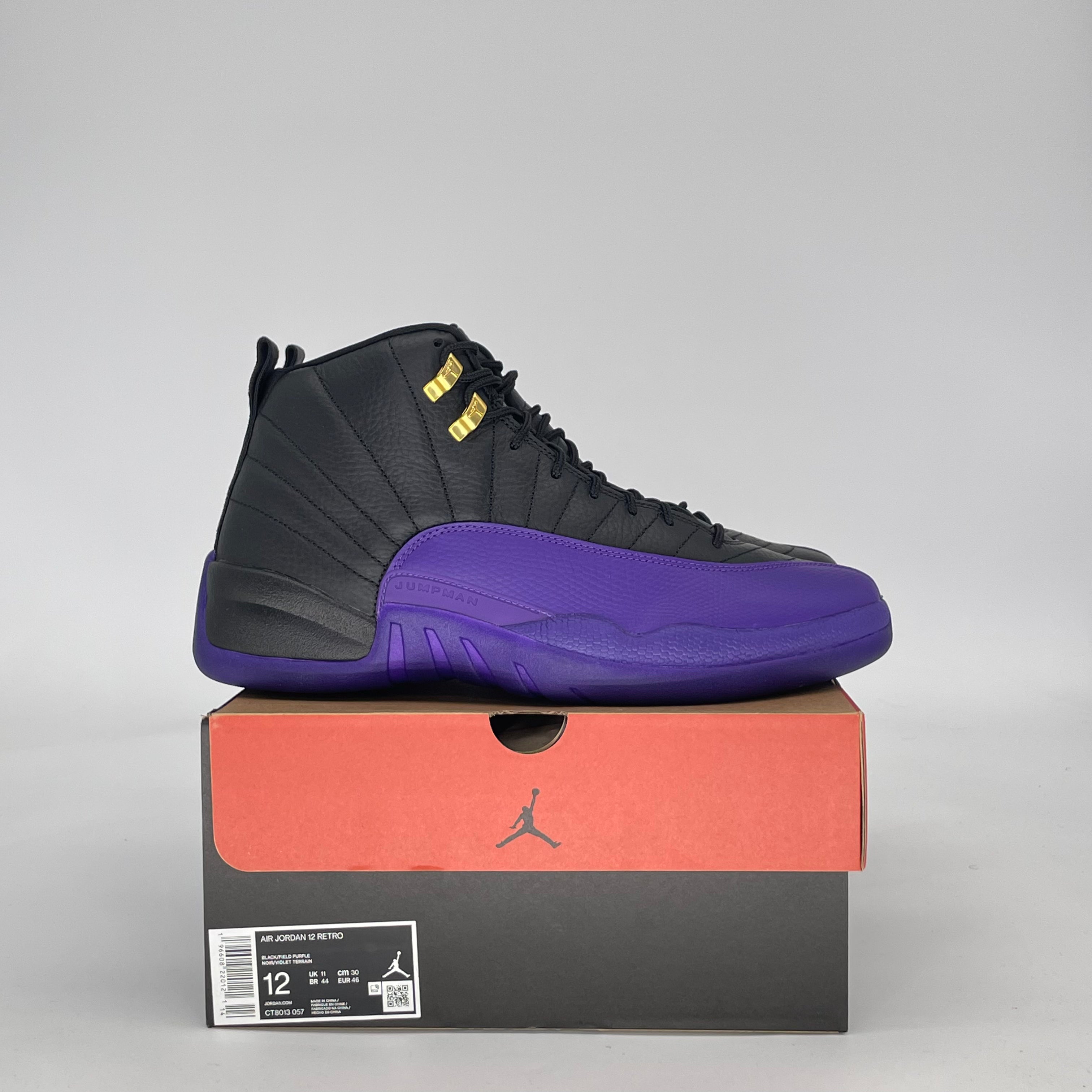 AIR JORDAN 12 FIELD PURPLE CT8013-057 SIZE 12/13.5W