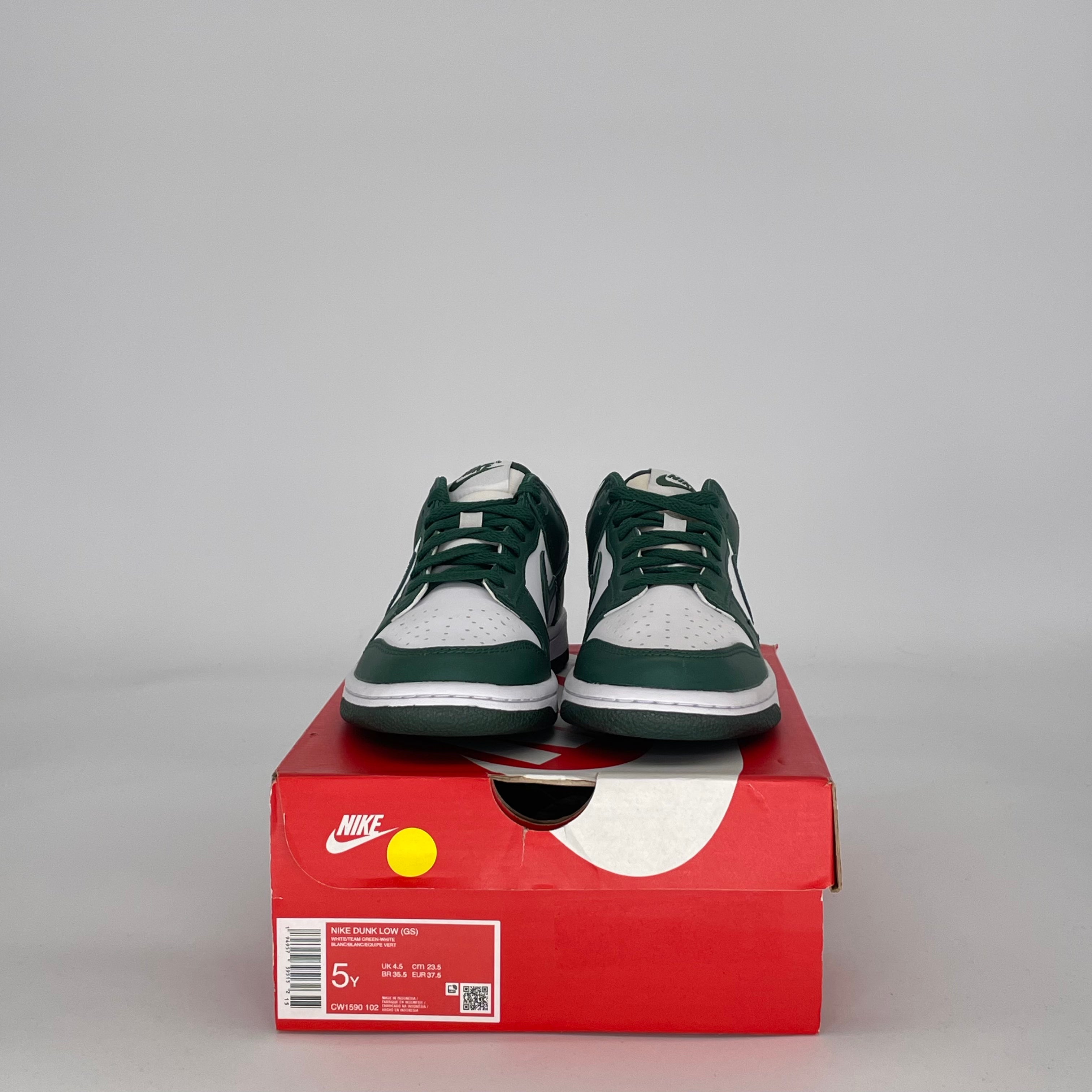 NIKE DUNK LOW MICHIGAN STATE CW1590-102 SIZE 5/6.5W GS