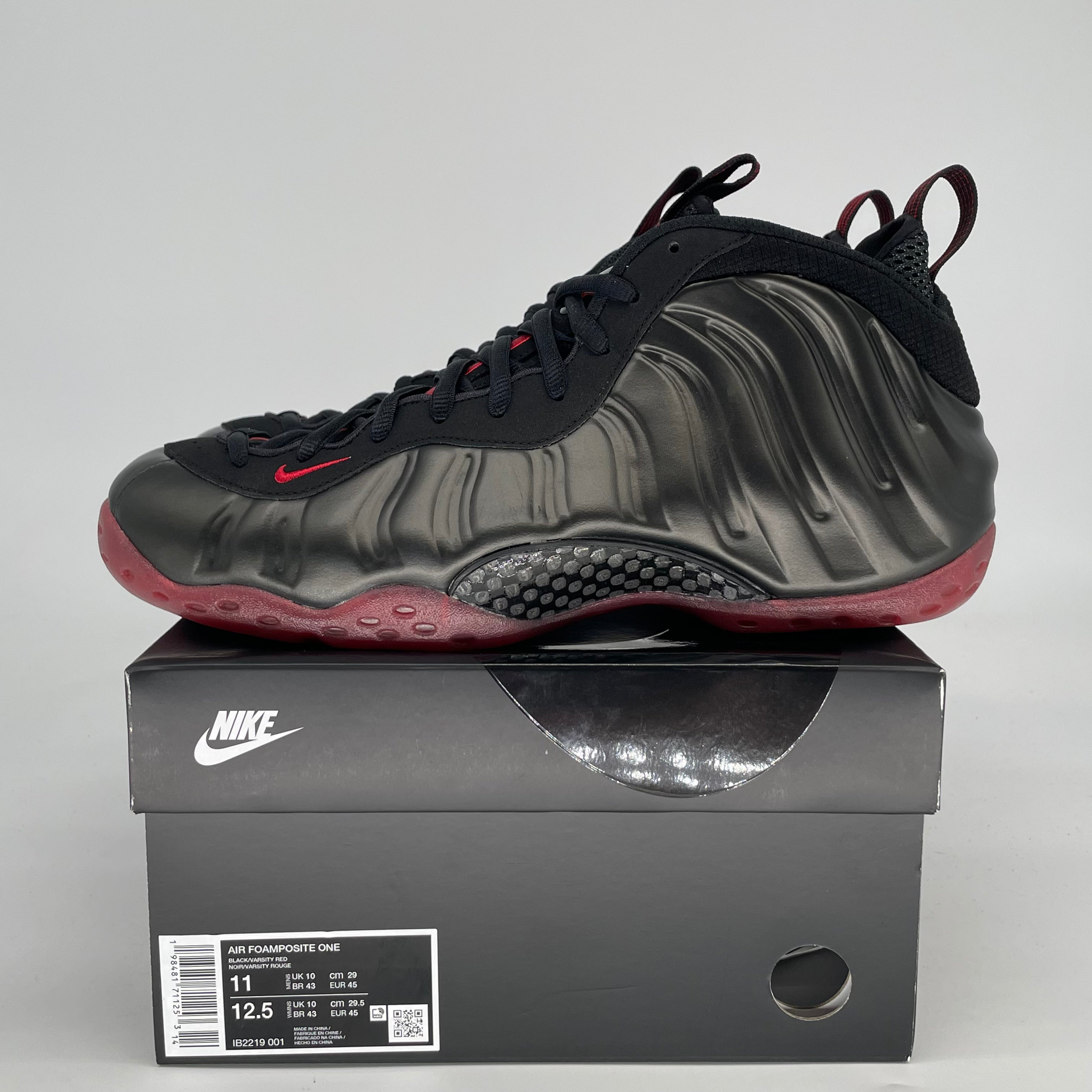 NIKE AIR FOAMPOSITE ONE COUGH DROP IB2219-001 SIZE 11/12.5W